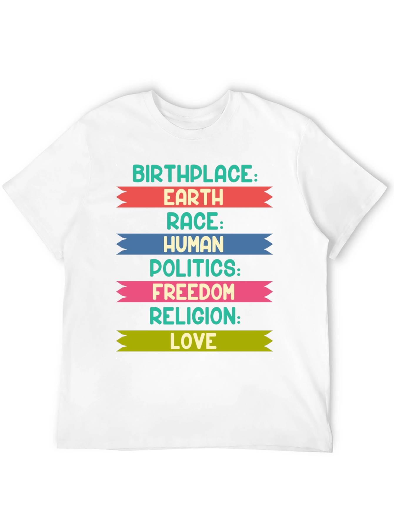 Birthplace Earth Human Equality T-Shirt
