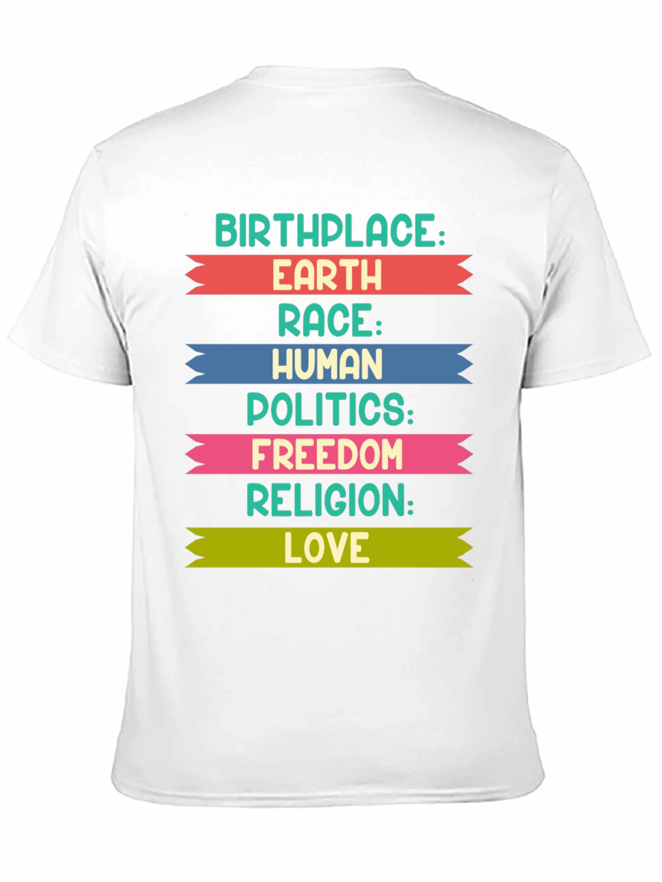 Birthplace Earth Human Equality T-Shirt