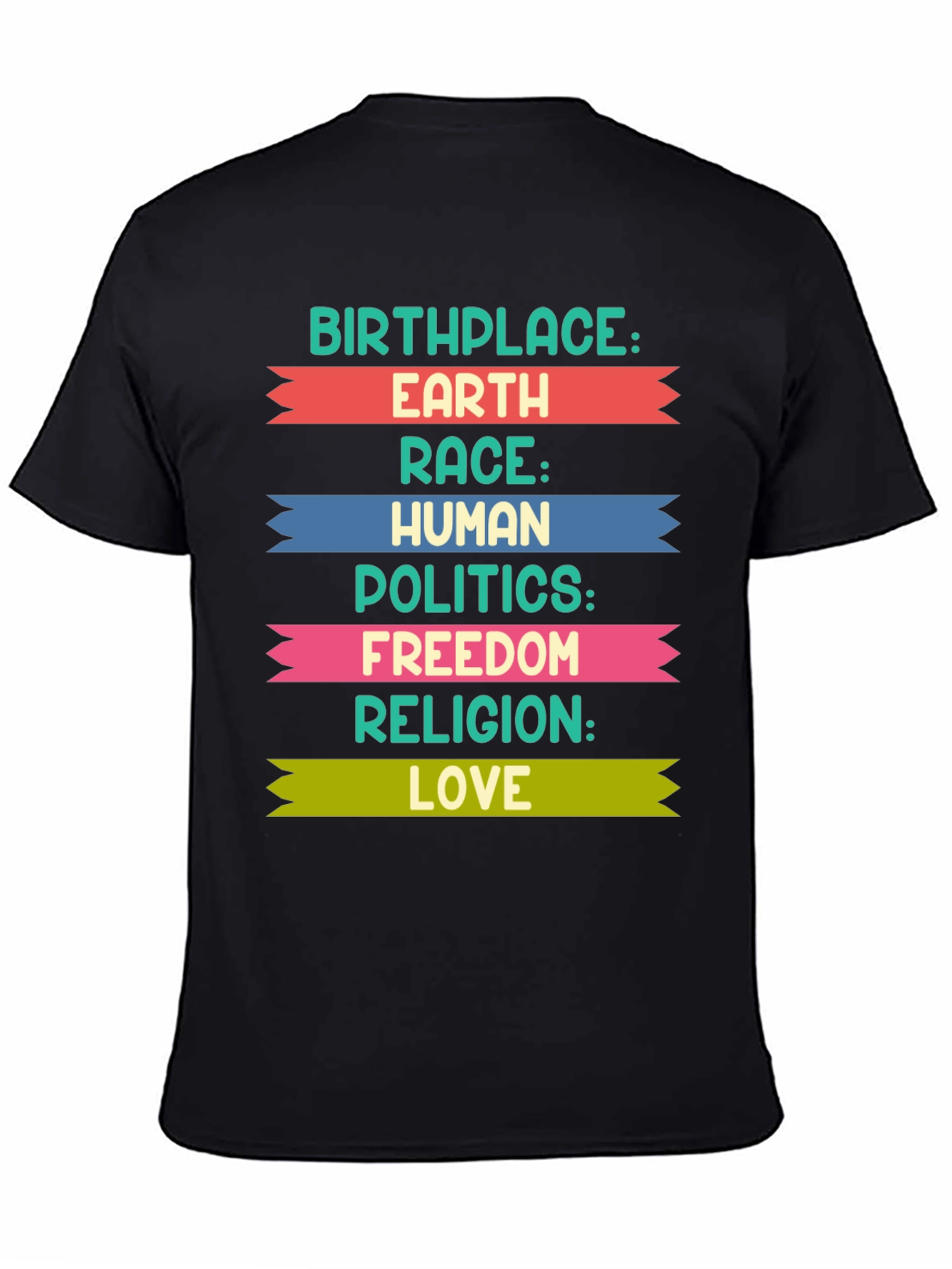 Birthplace Earth Human Equality T-Shirt