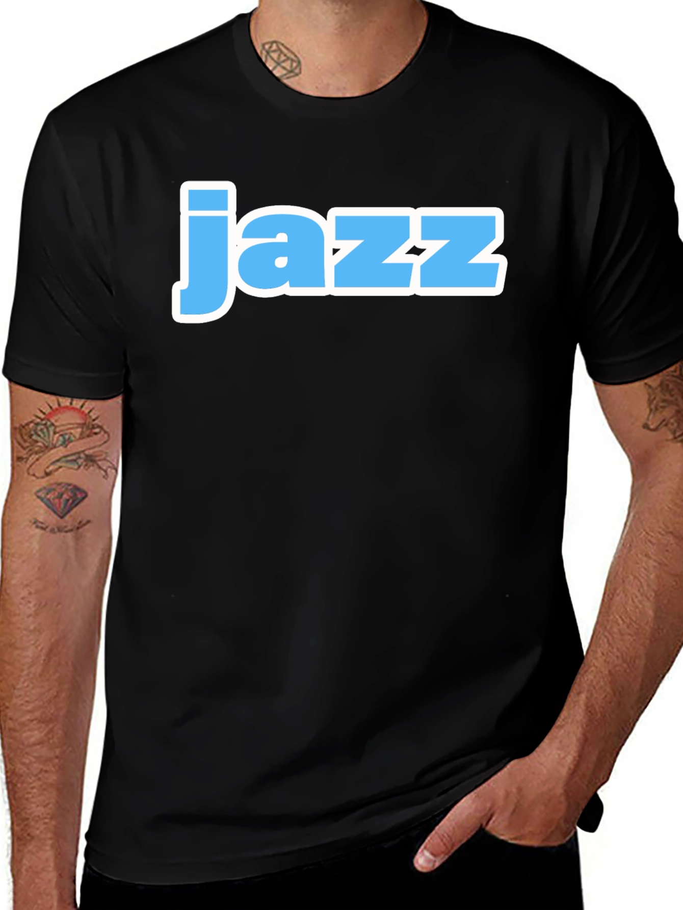 Jazz Graphic Tee - Classic Style