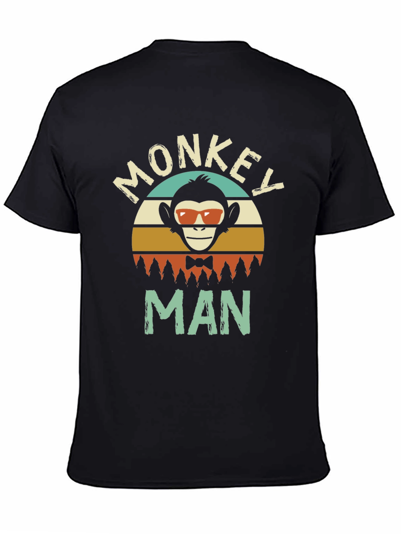 Monkey Man Graphic T-Shirt - Retro Style