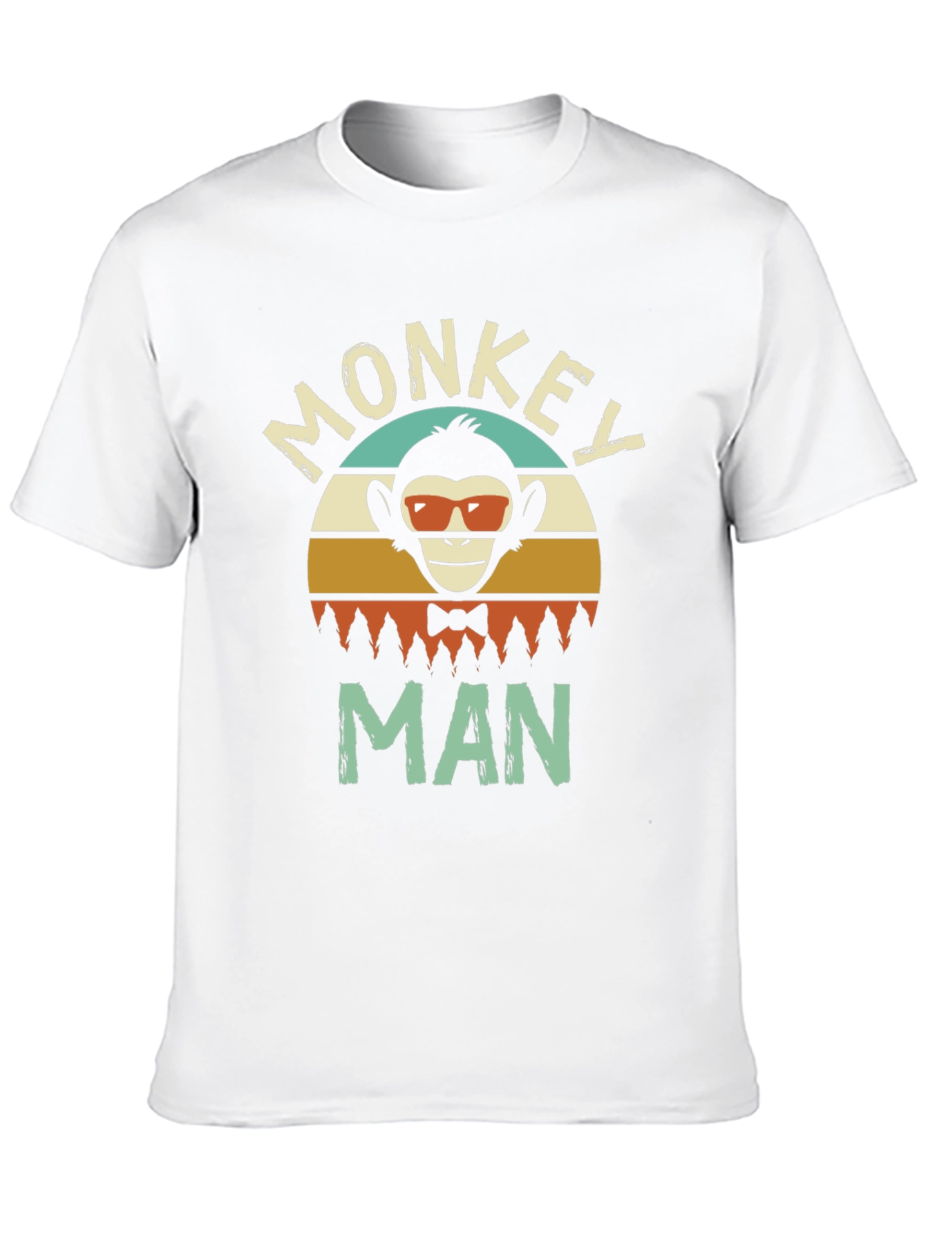 Monkey Man Graphic T-Shirt - Retro Style