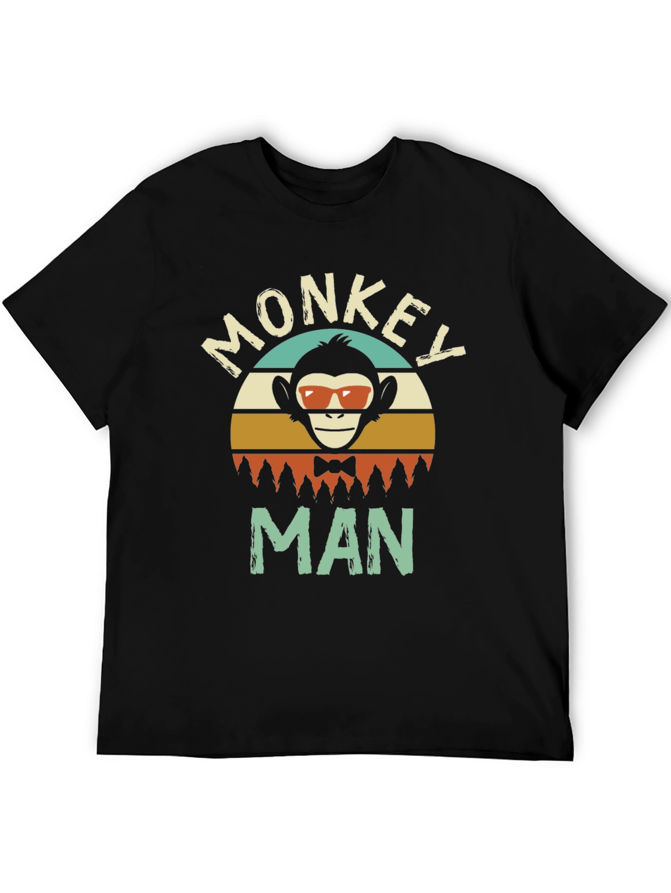 Monkey Man Graphic T-Shirt - Retro Style