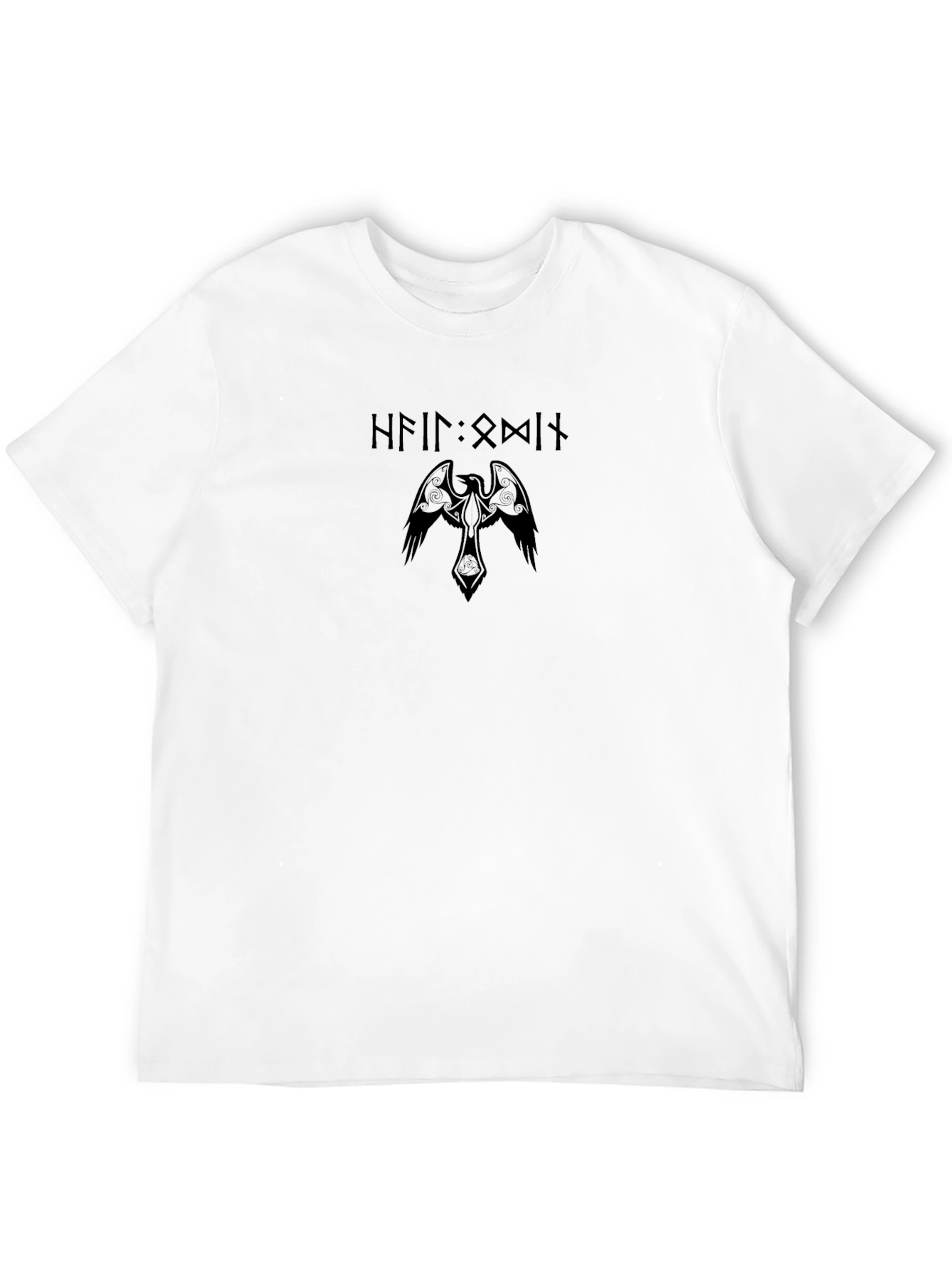 Raven Rune T-Shirt - Viking Symbol