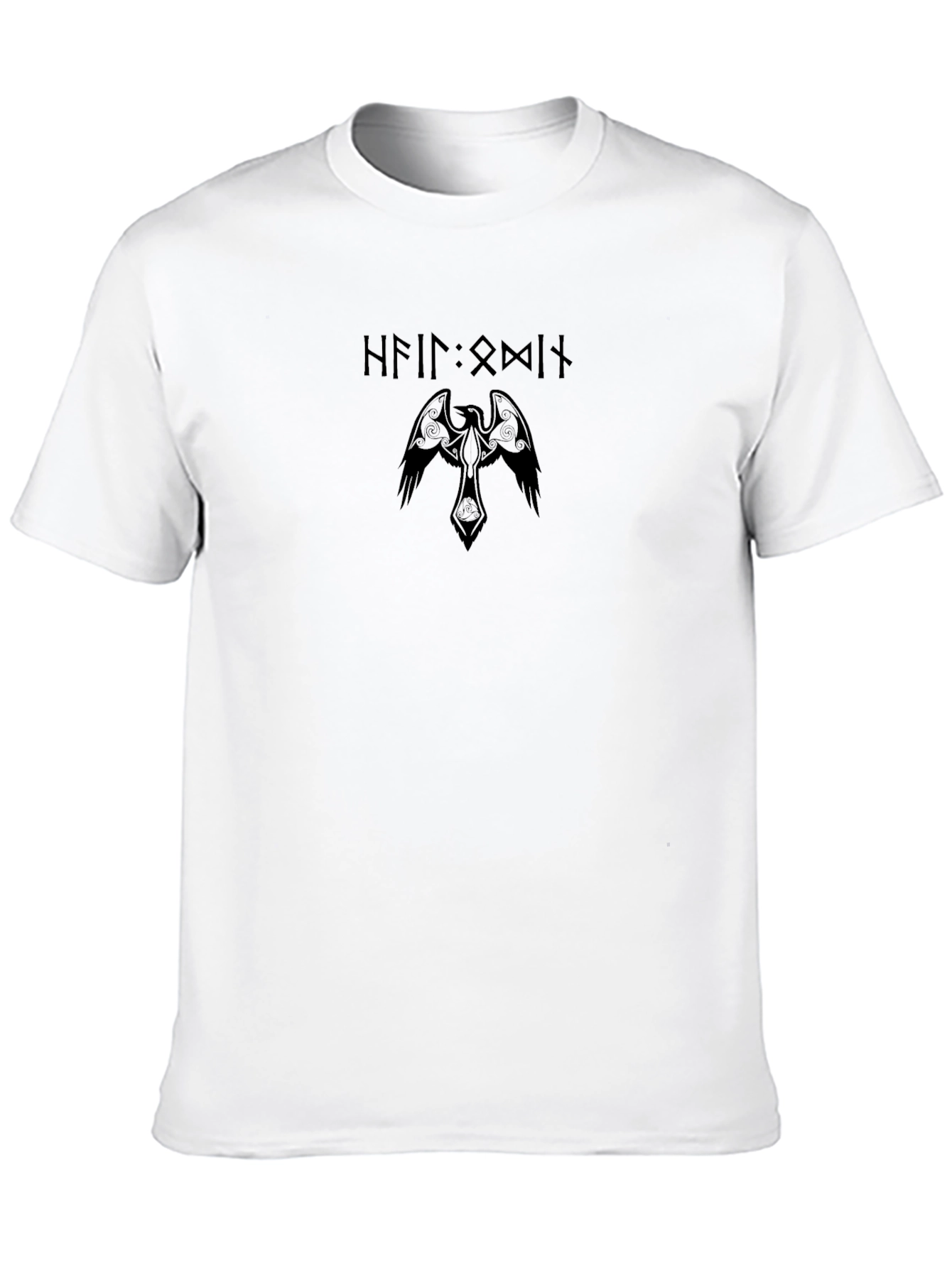 Raven Rune T-Shirt - Viking Symbol