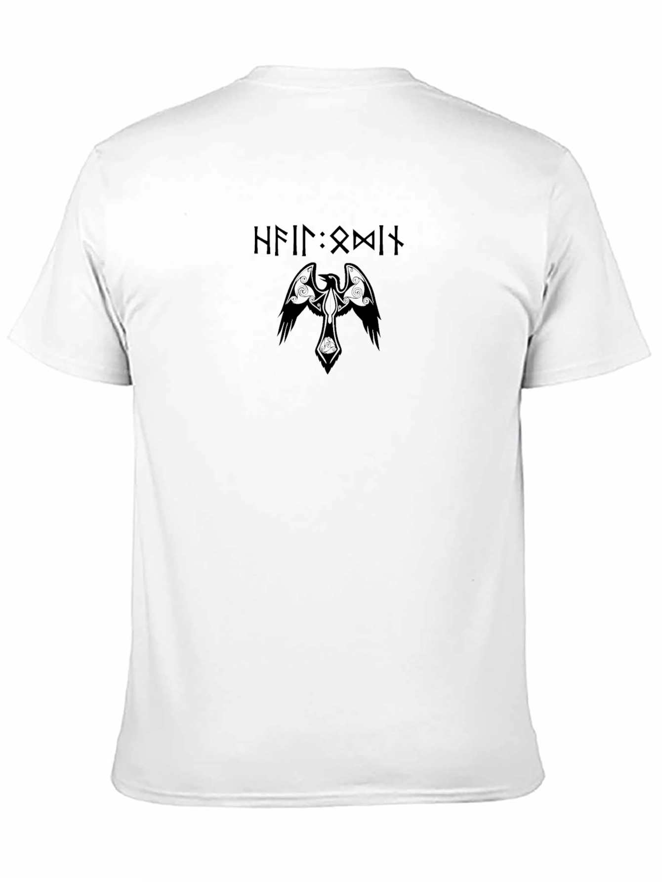 Raven Rune T-Shirt - Viking Symbol