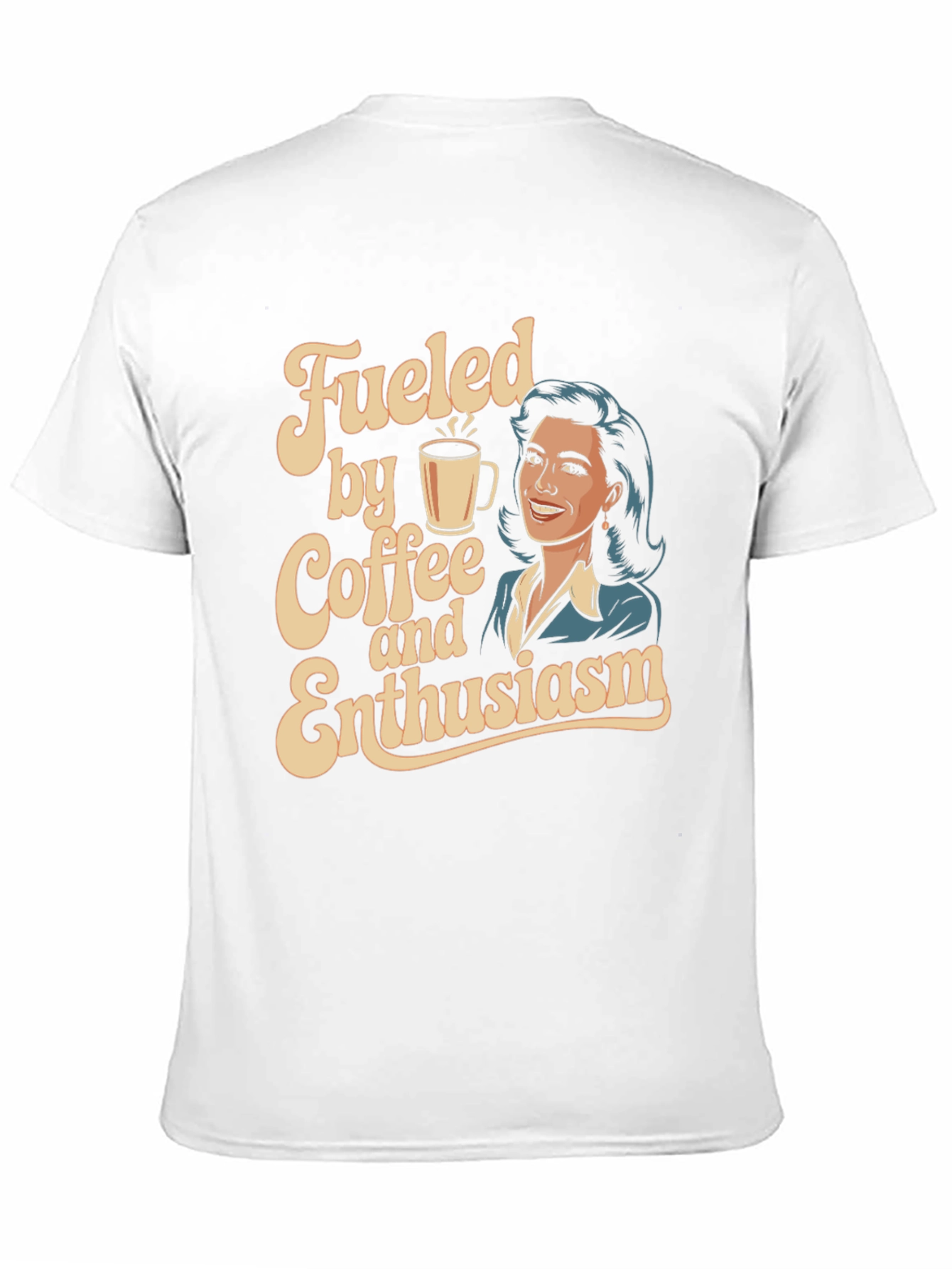 Fueled By Coffee And Enthusiasm Graphic Tee