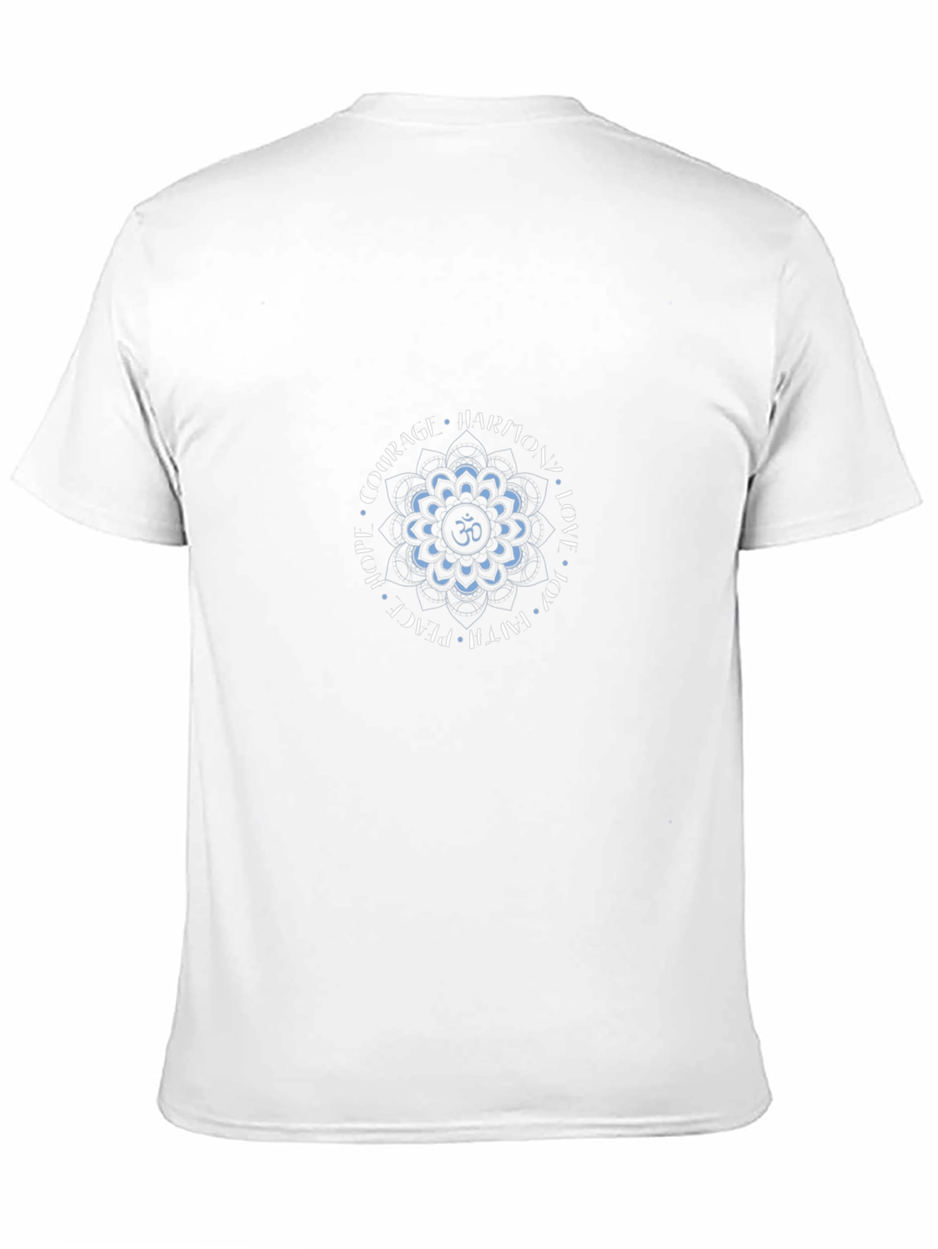 Om Mandala T-Shirt - Courage Harmony Love