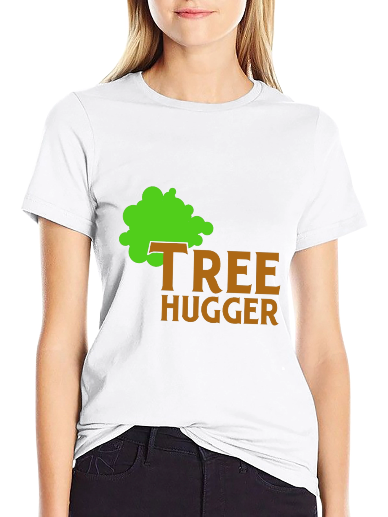 Tree Hugger Graphic Tee - Eco-Friendly Shirt