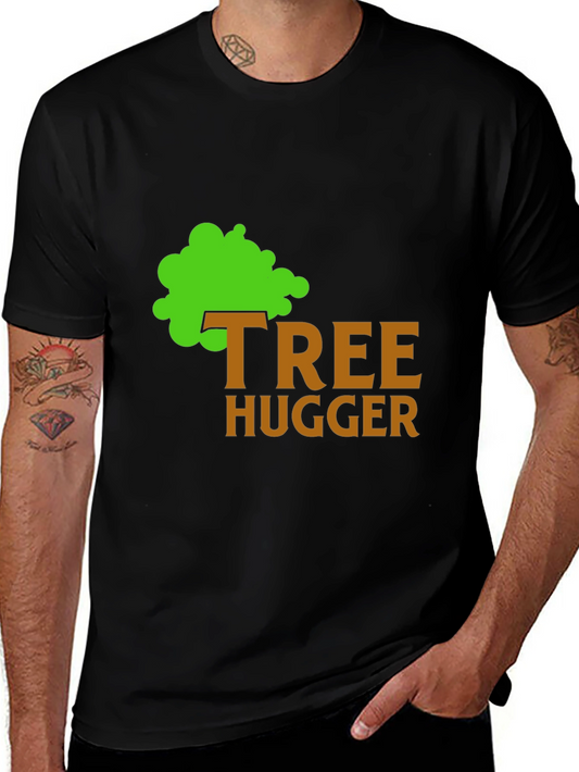 Tree Hugger Graphic Tee - Eco-Friendly Shirt