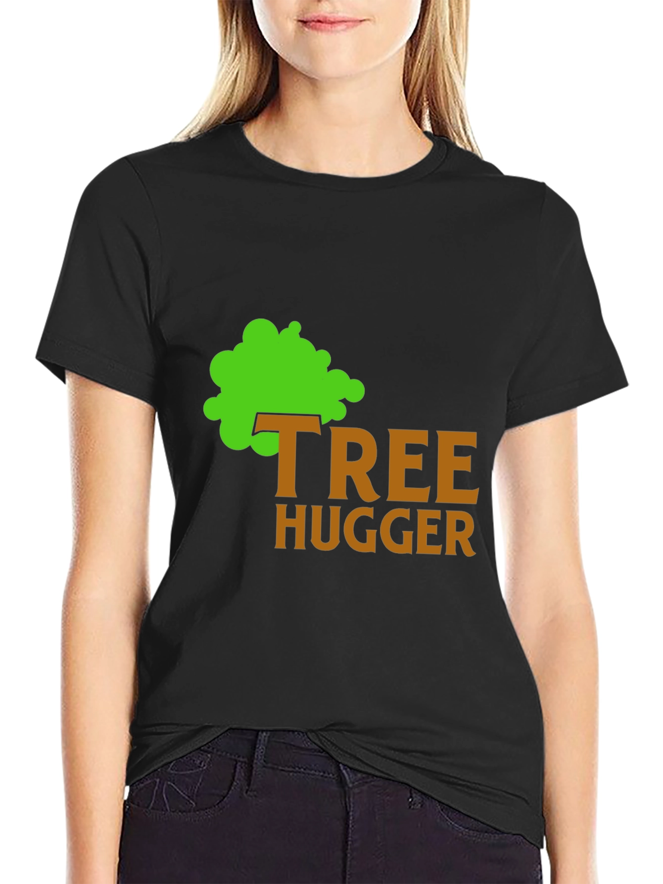 Tree Hugger Graphic Tee - Eco-Friendly Shirt