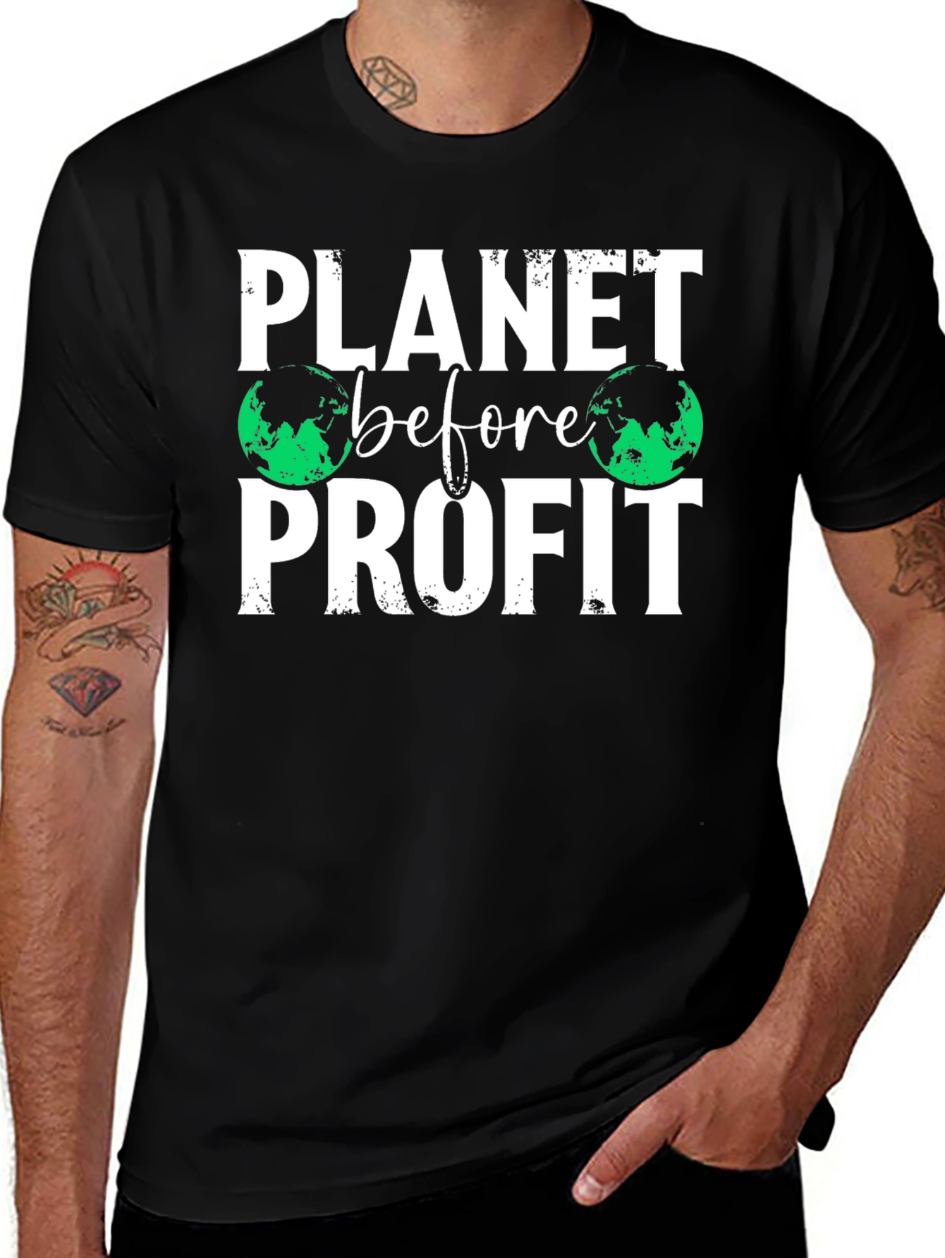 Planet Before Profit Graphic Tee