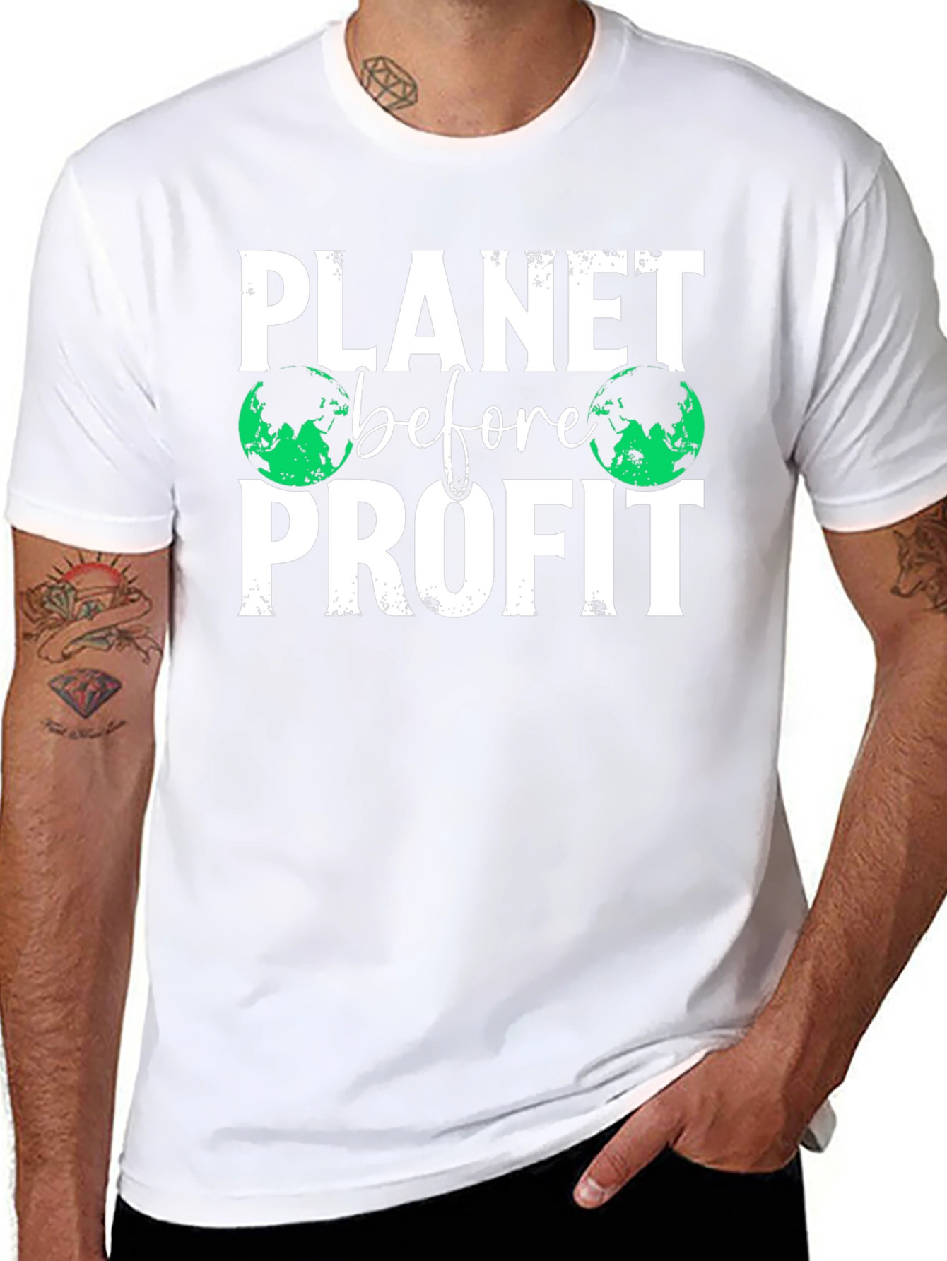 Planet Before Profit Graphic Tee