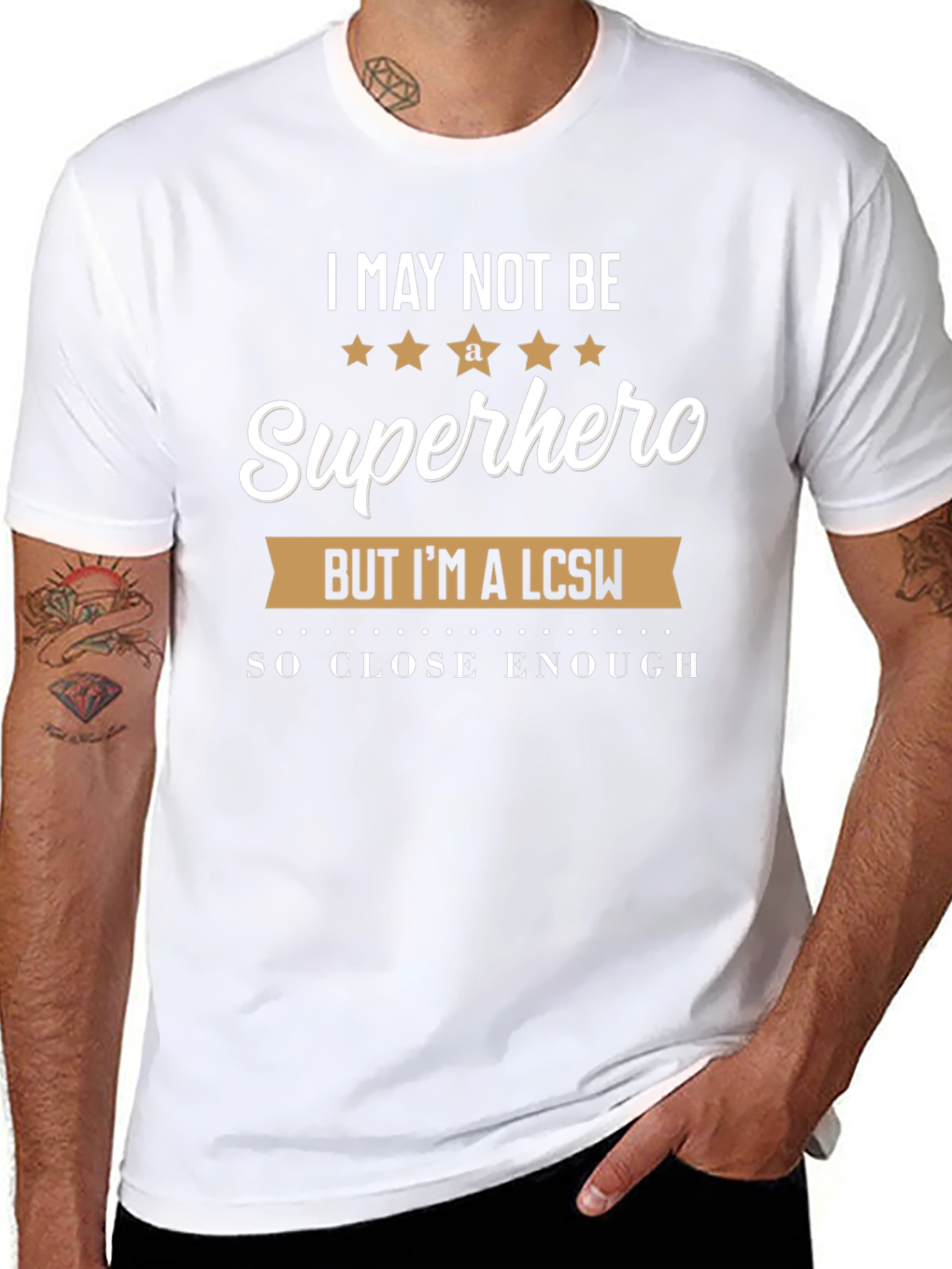 Superhero LCSW T-Shirt - Clinical Social Worker Gift