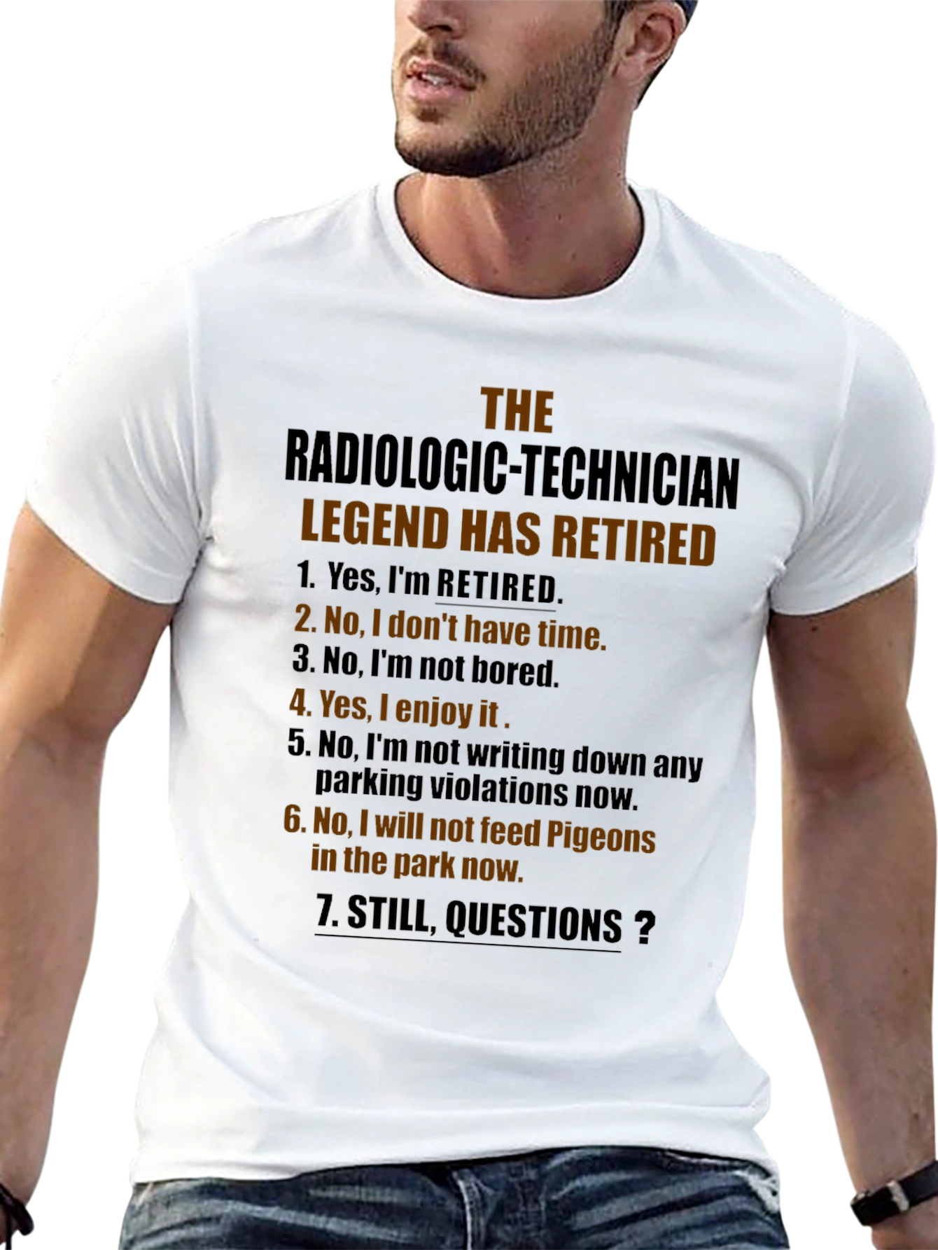 Radiologic Technician Retired Legend T-Shirt