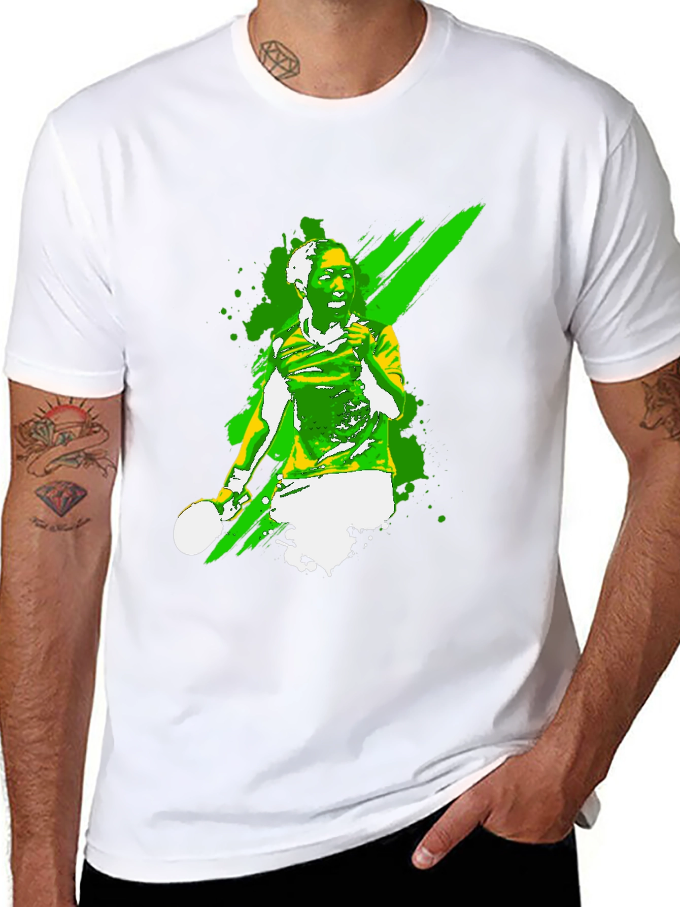 Table Tennis Player T-Shirt - Stylish Graphic Tee