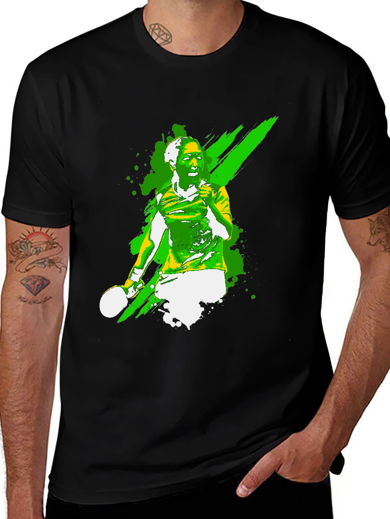 Table Tennis Player T-Shirt - Stylish Graphic Tee