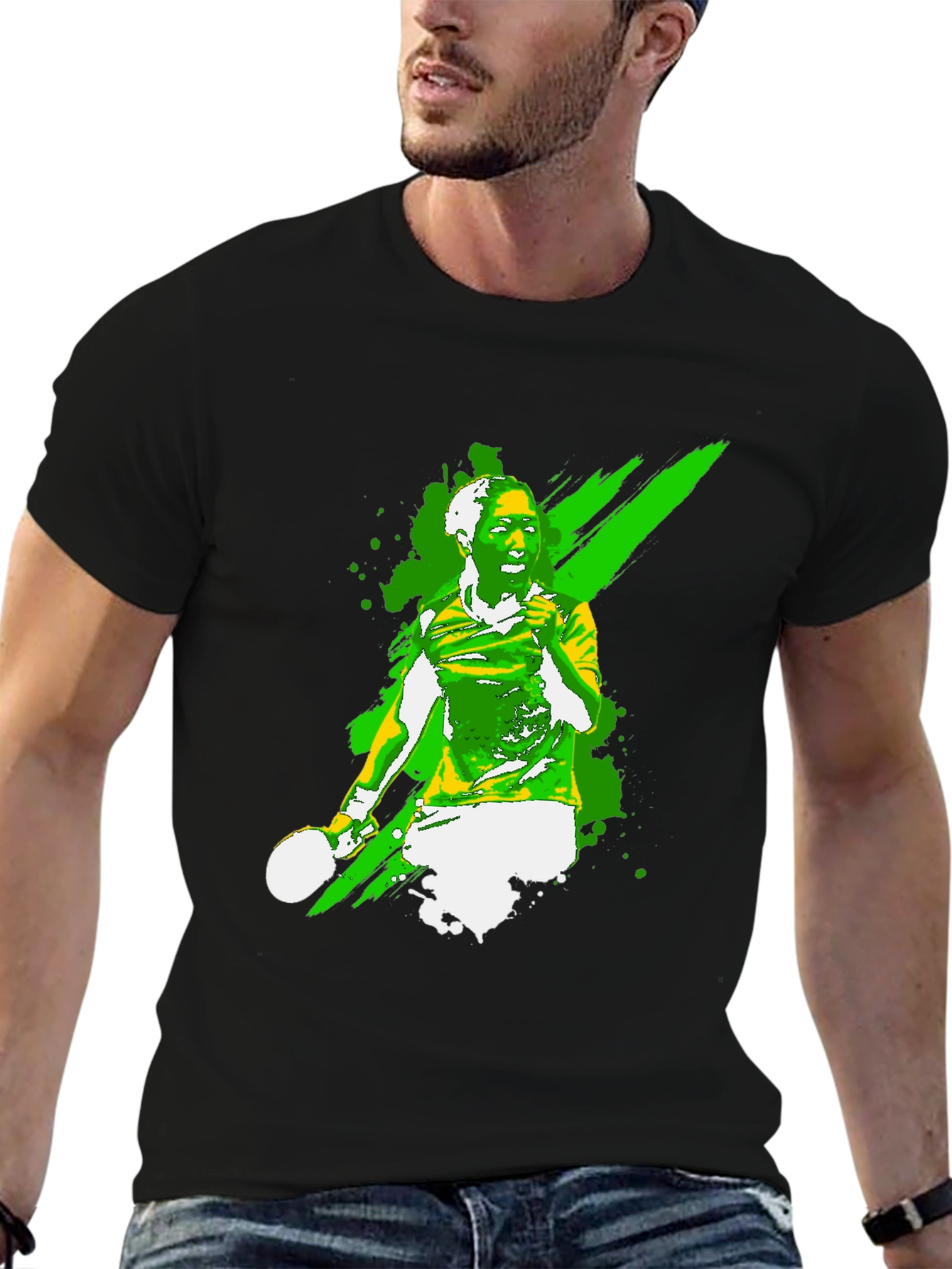 Table Tennis Player T-Shirt - Stylish Graphic Tee