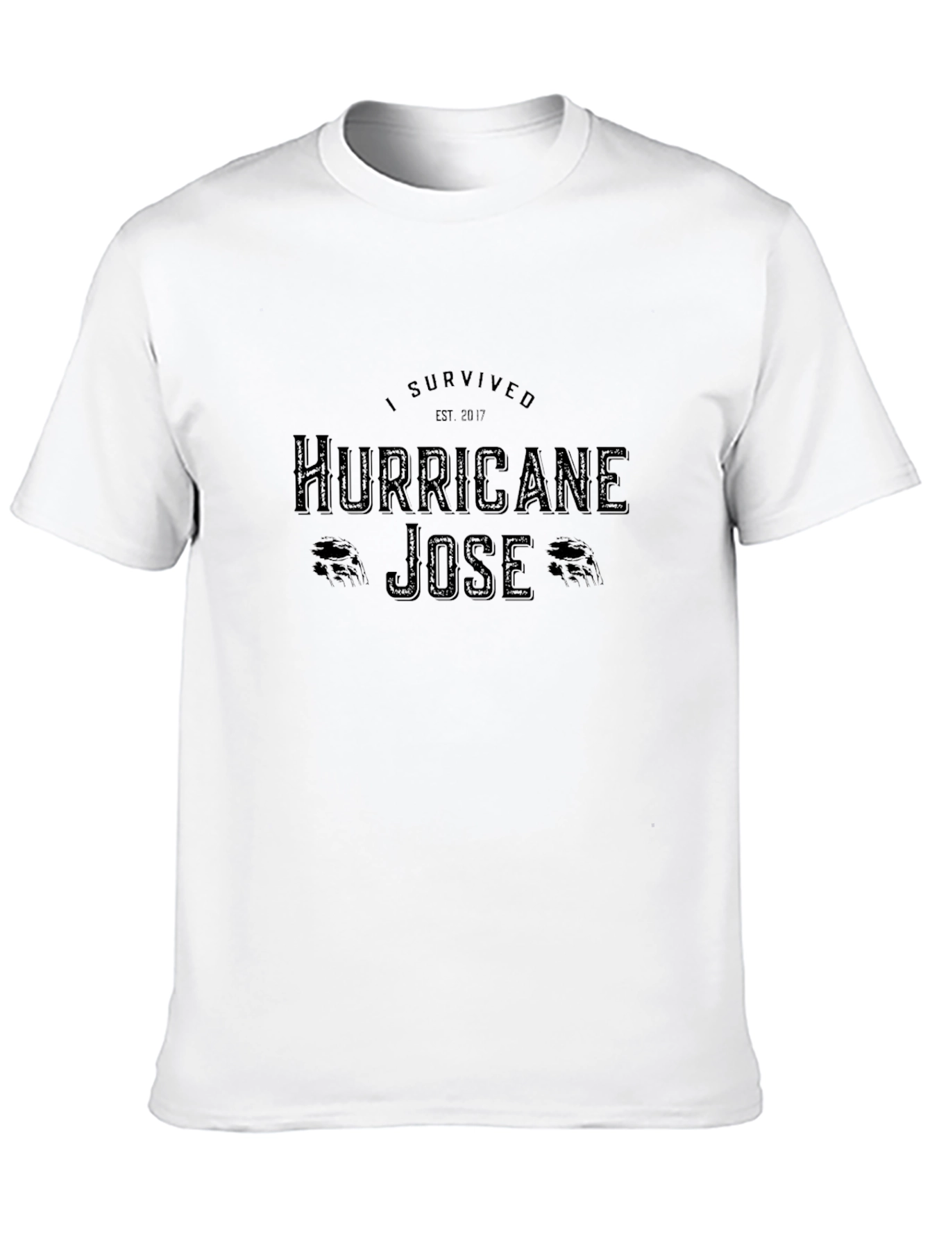 I Survived Hurricane Jose Black T-Shirt