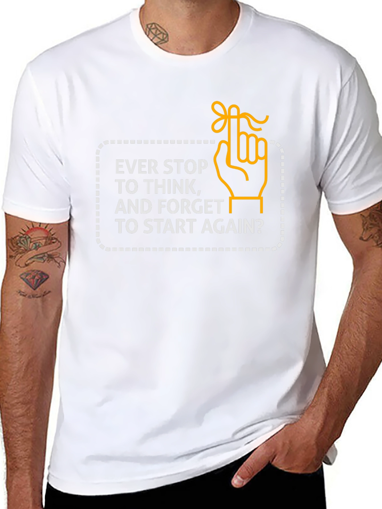 Forget to Start Again? Graphic T-Shirt