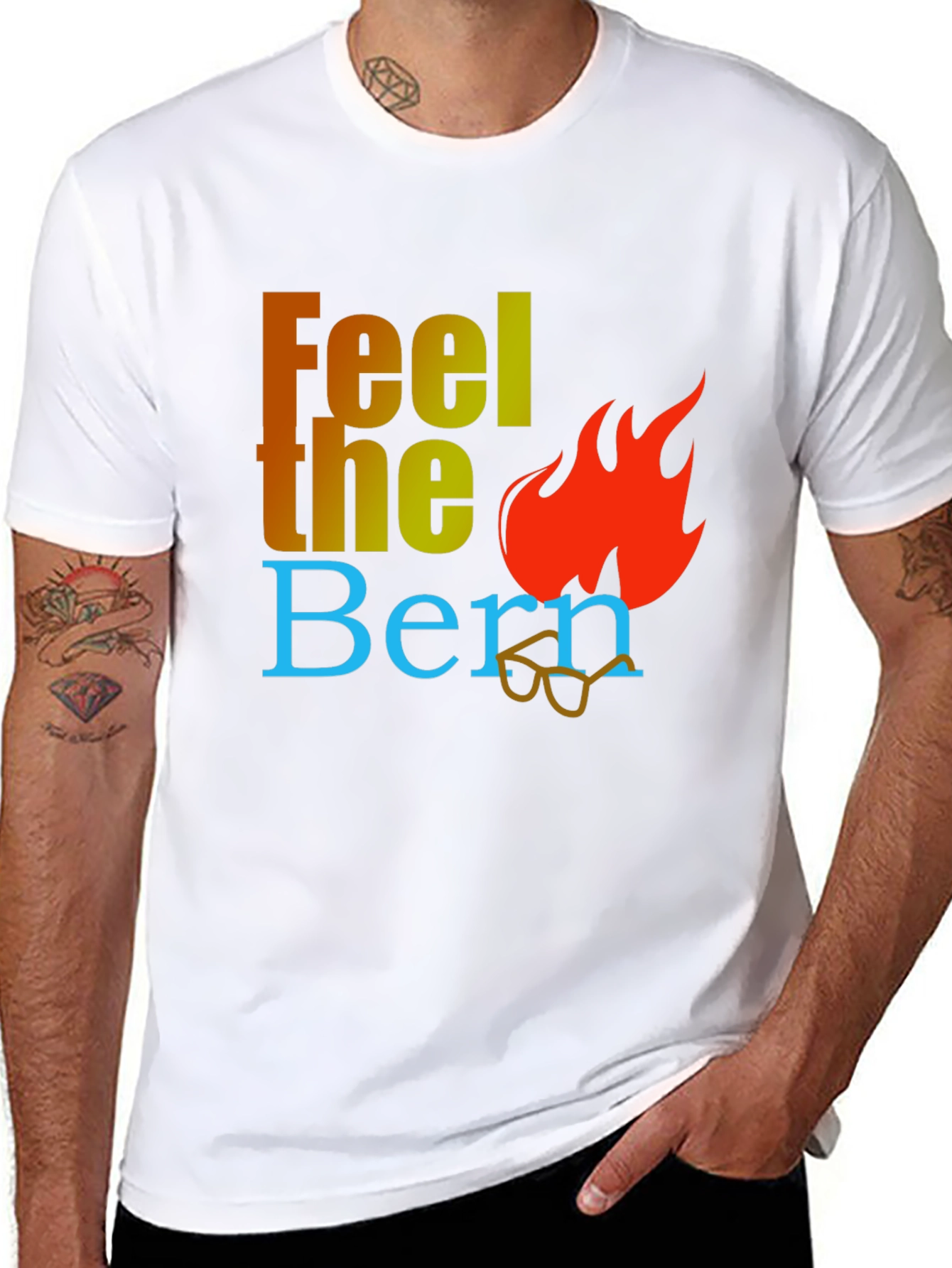 Feel the Bern Political Graphic Tee