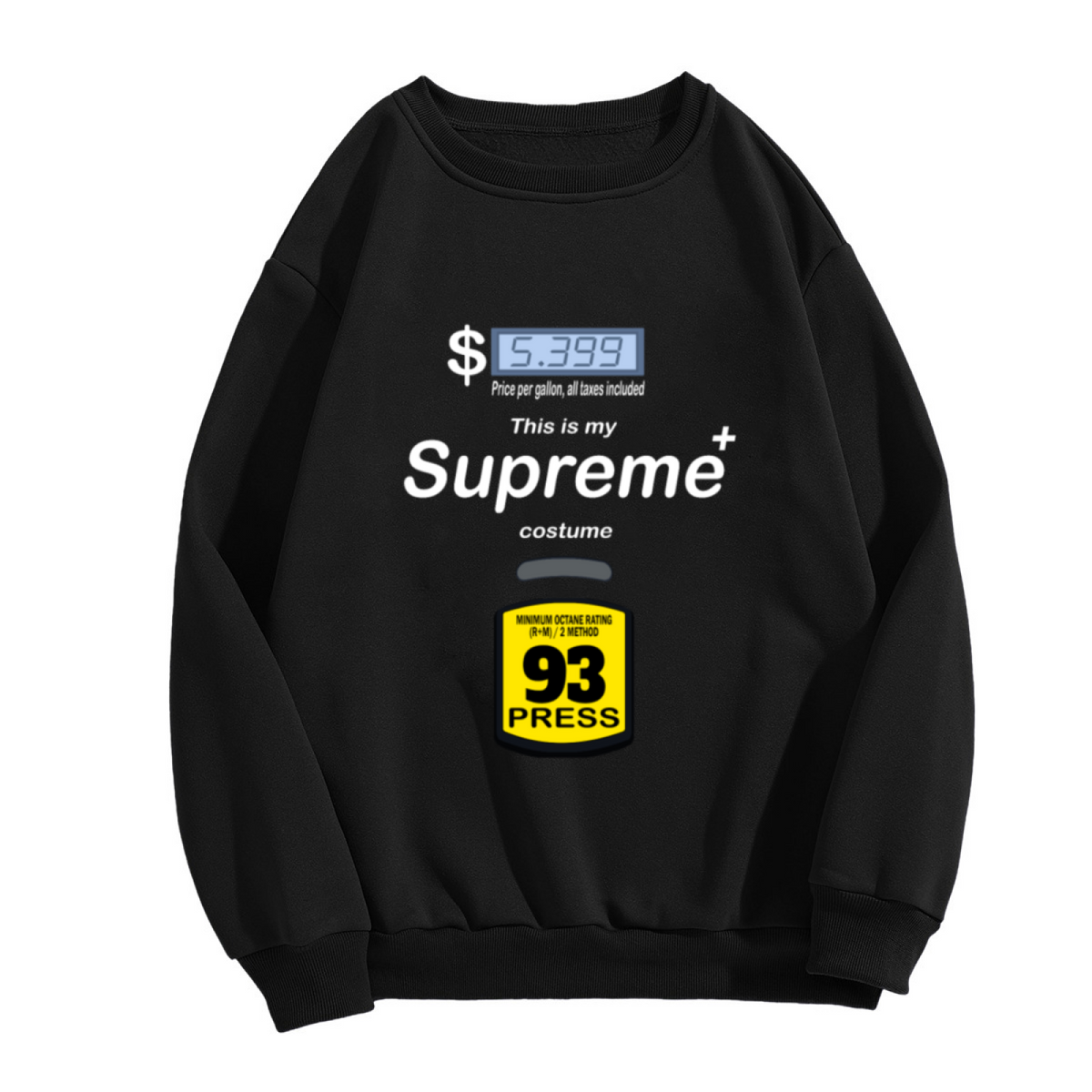 Gas Pump Price Display - Funny Political Graphic ԲÁìÎÀÒÂ | Unisex Pullover Sweatshirt