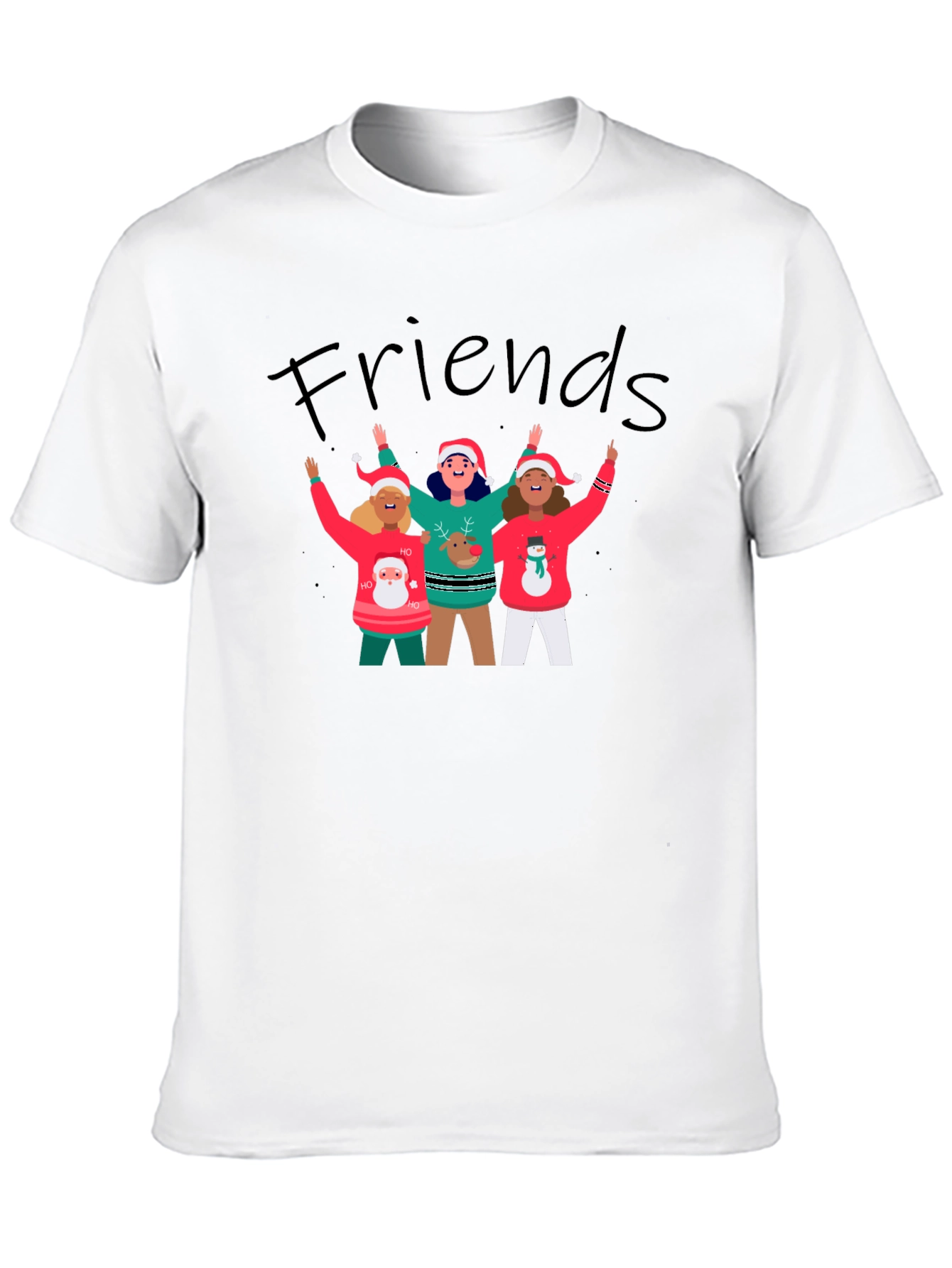 Friends Christmas Graphic Tee