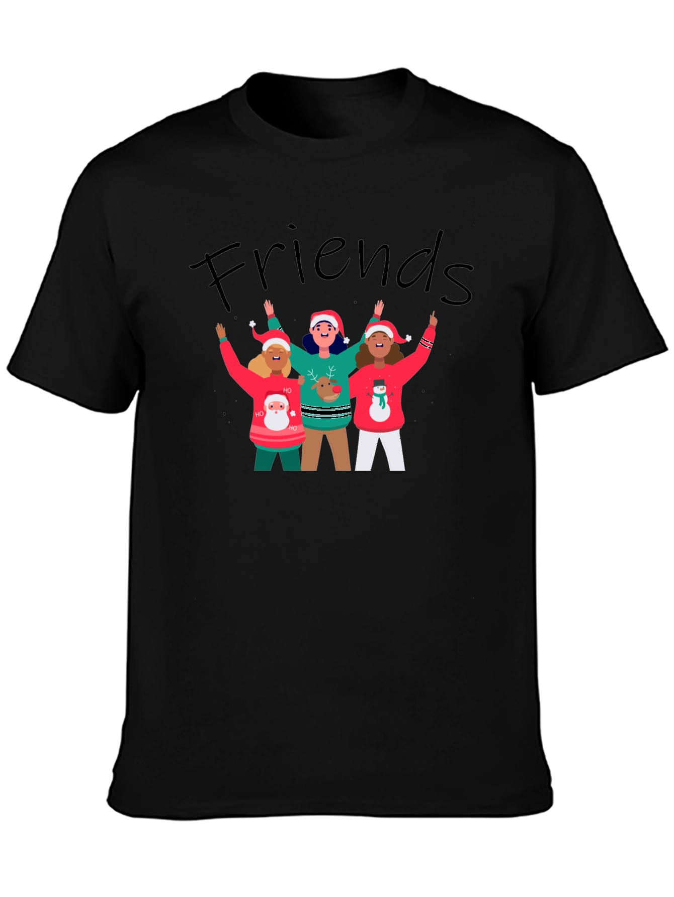 Friends Christmas Graphic Tee