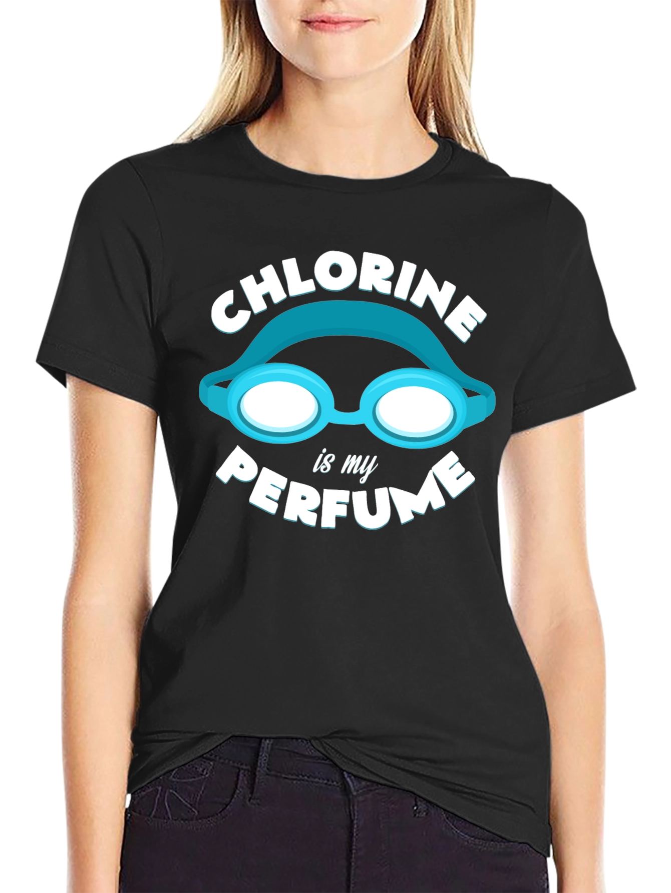 Chlorine is My Perfume Black T-Shirt