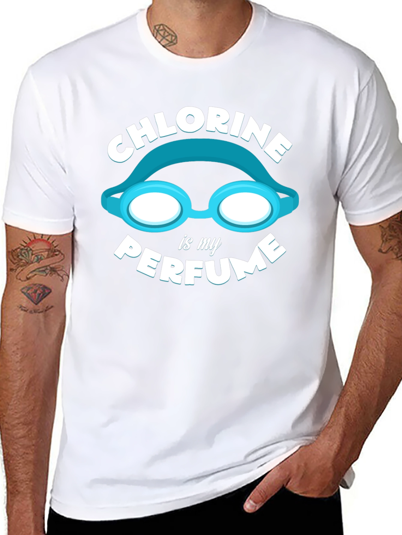 Chlorine is My Perfume Black T-Shirt