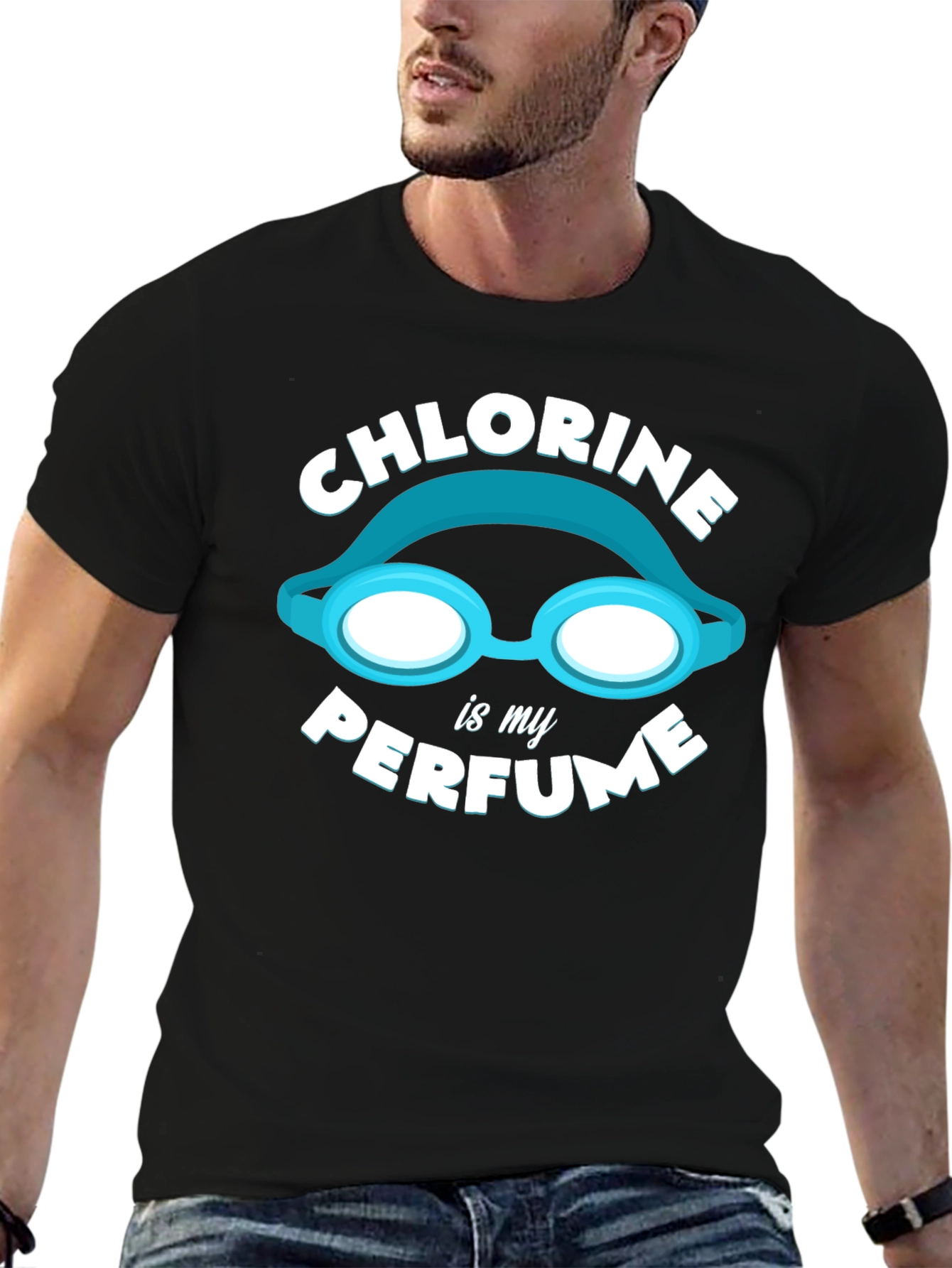 Chlorine is My Perfume Black T-Shirt