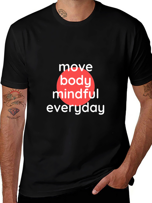 Move Body Mindful Everyday Black T-Shirt