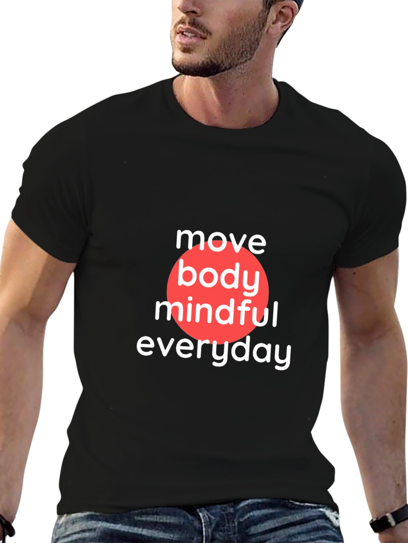 Move Body Mindful Everyday Black T-Shirt