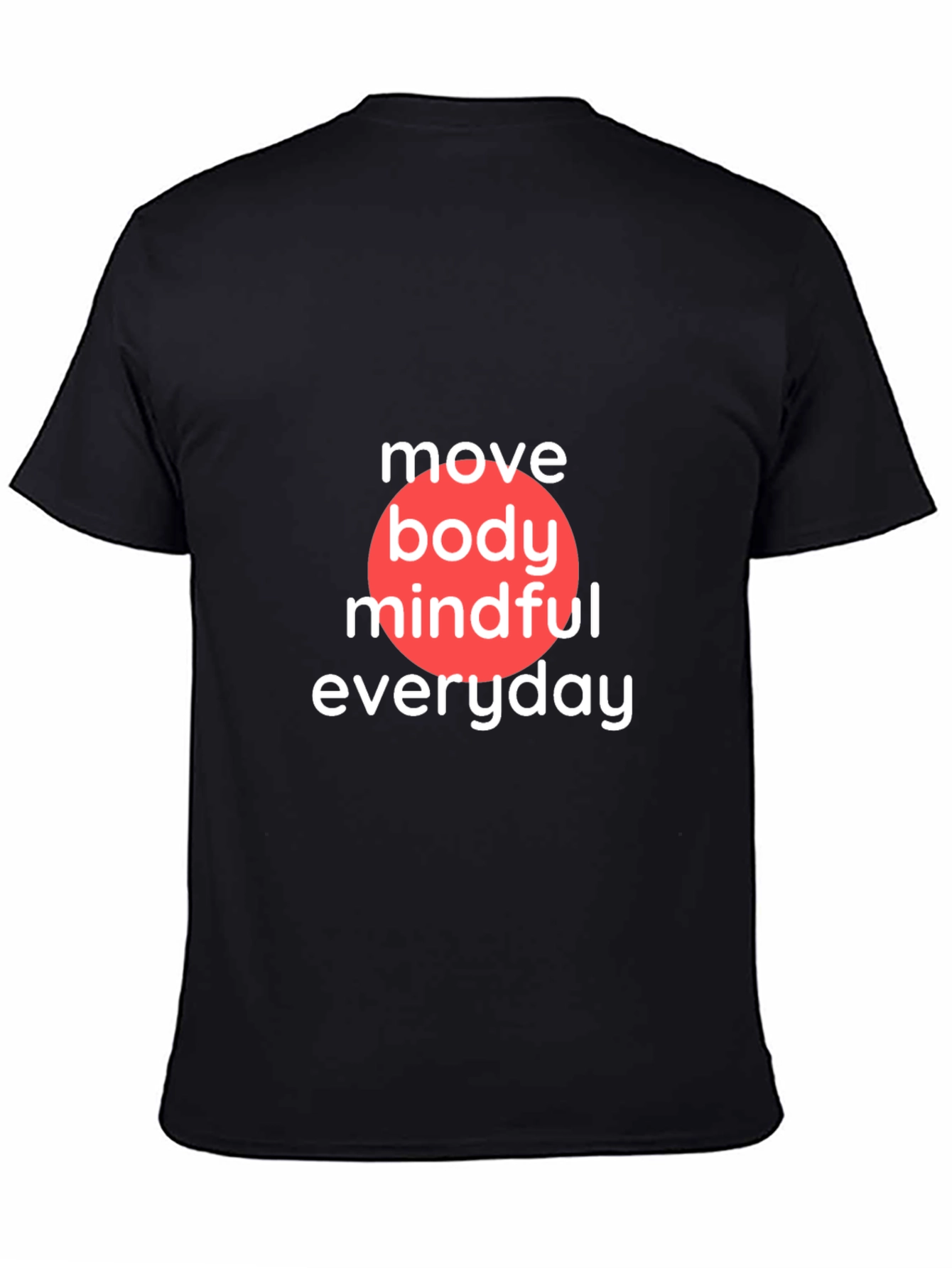 Move Body Mindful Everyday Black T-Shirt
