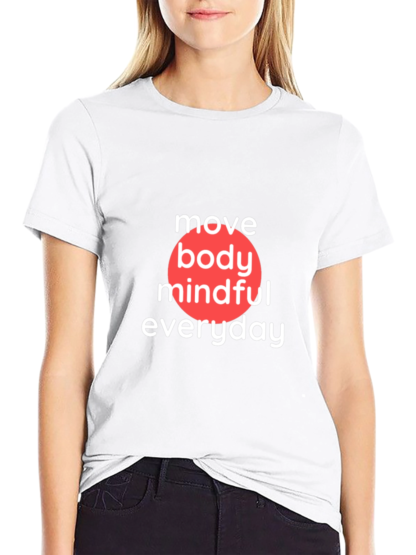Move Body Mindful Everyday Black T-Shirt