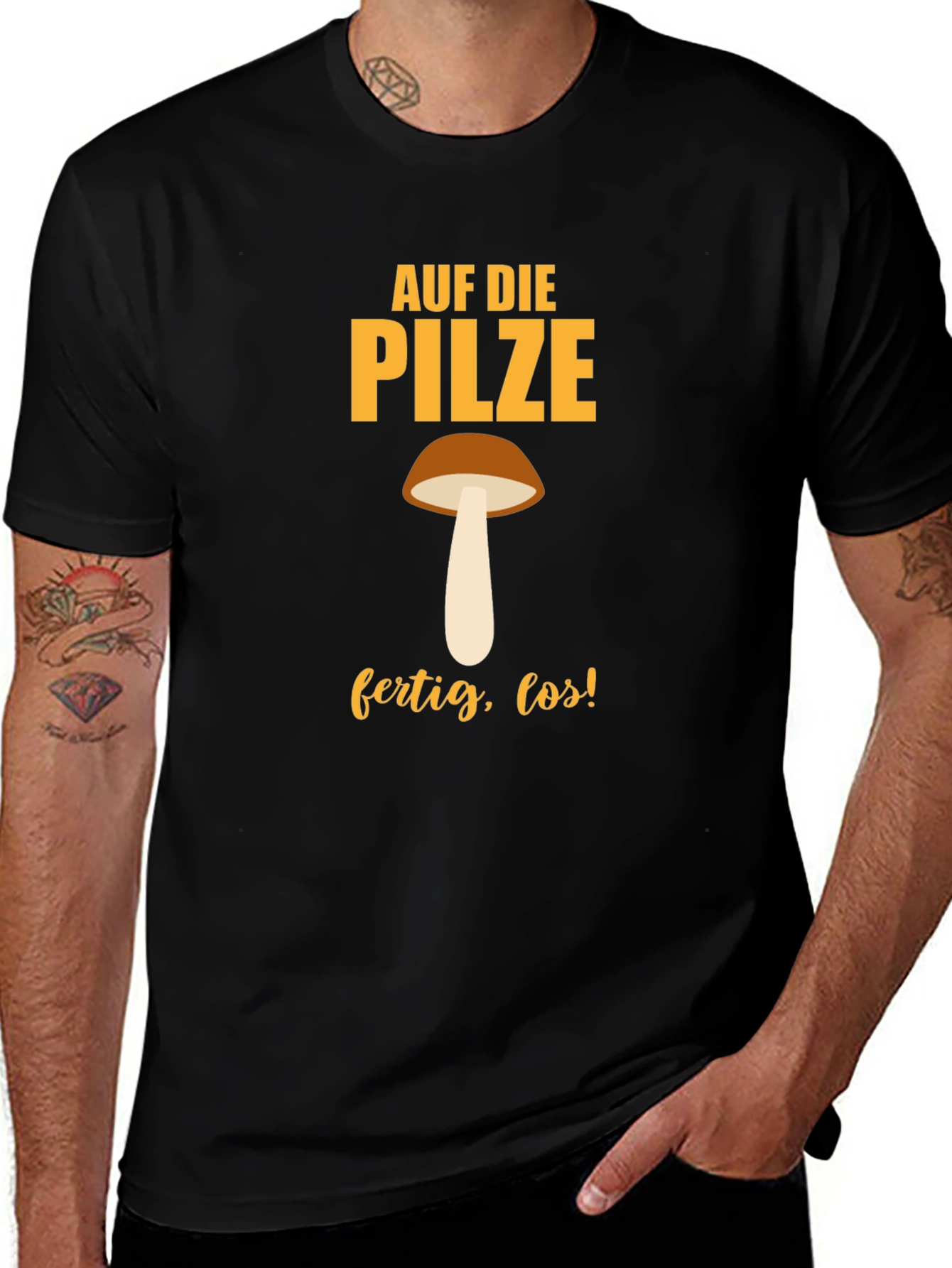 Mushroom Hunting T-Shirt - Auf Die Pilze