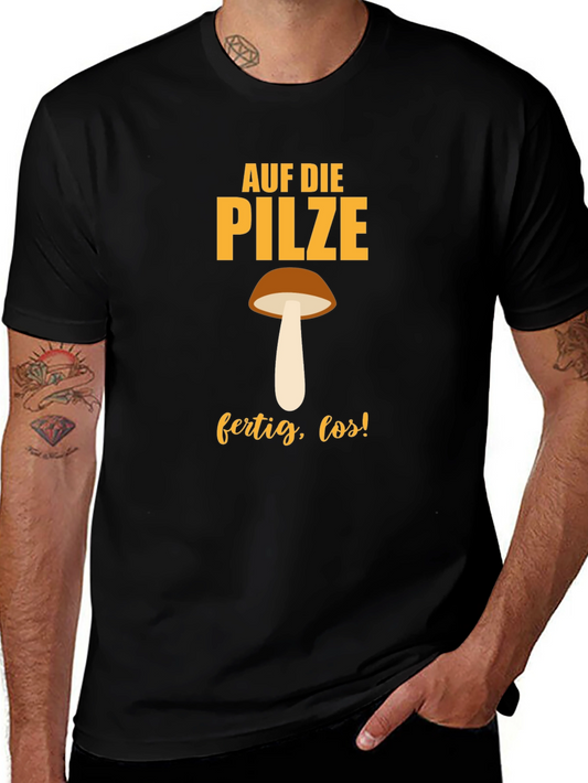 Mushroom Hunting T-Shirt - Auf Die Pilze