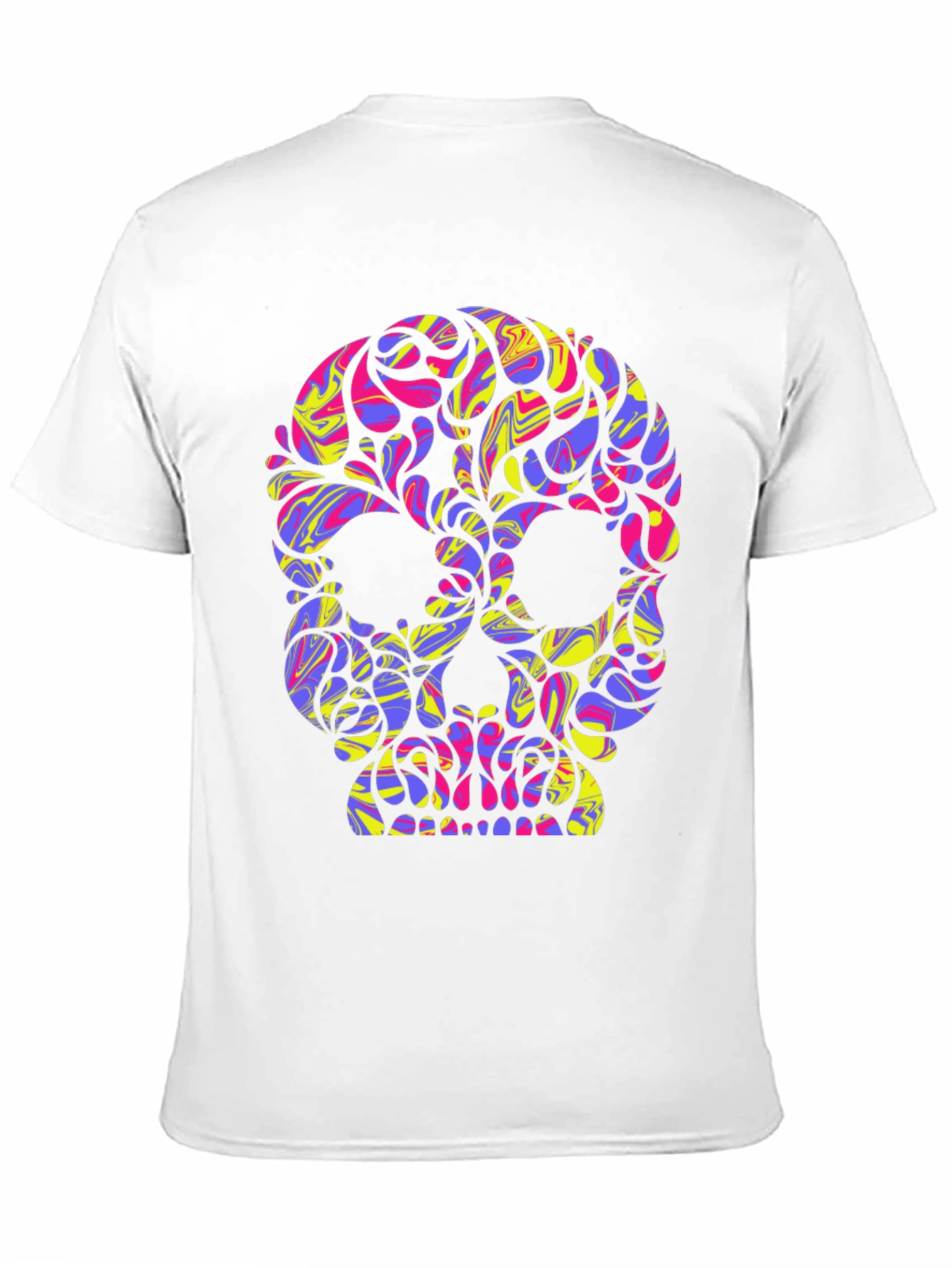 Vibrant Skull Graphic T-Shirt