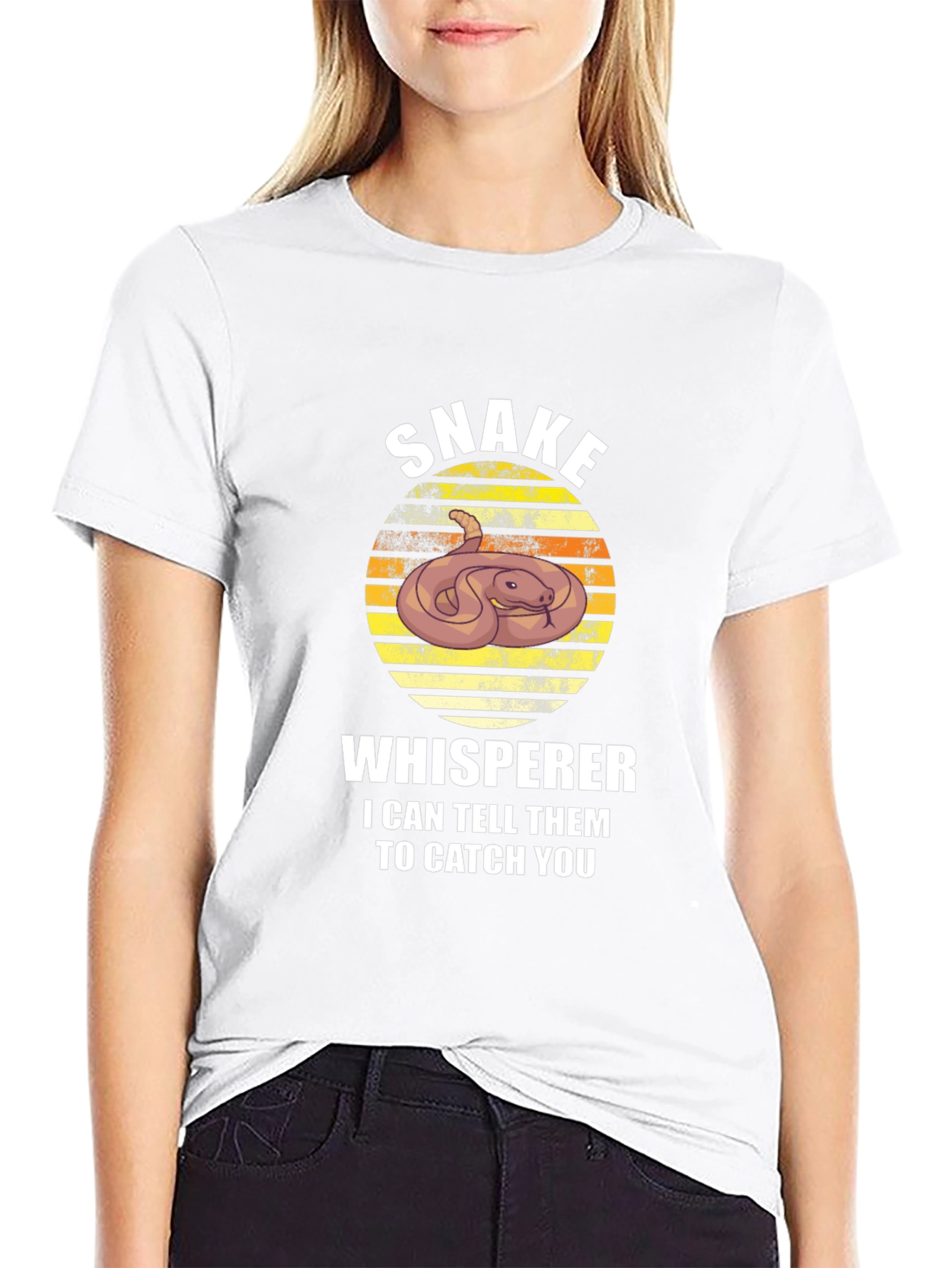 Snake Whisperer Graphic Tee - Funny Animal Lover Shirt