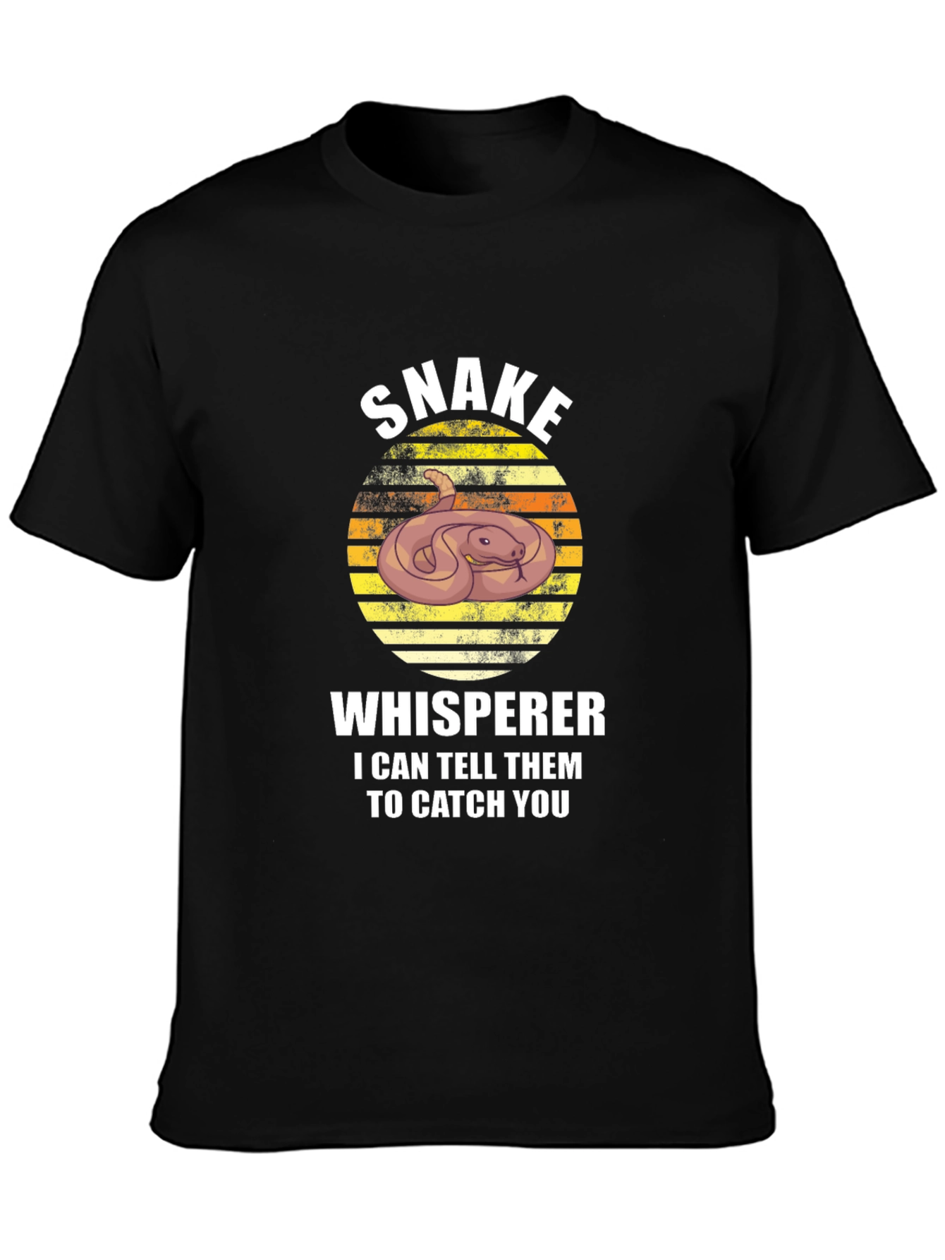 Snake Whisperer Graphic Tee - Funny Animal Lover Shirt