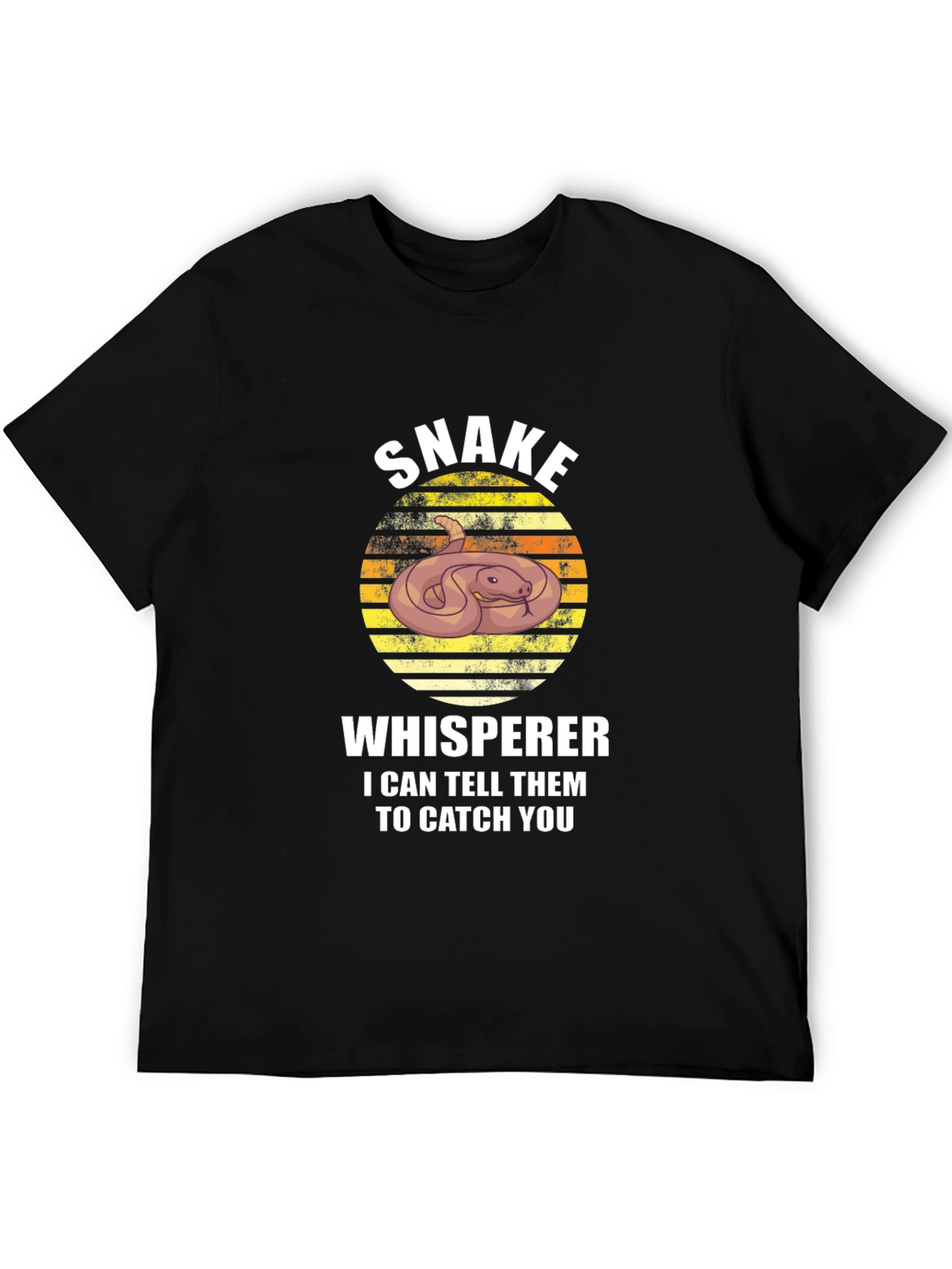 Snake Whisperer Graphic Tee - Funny Animal Lover Shirt