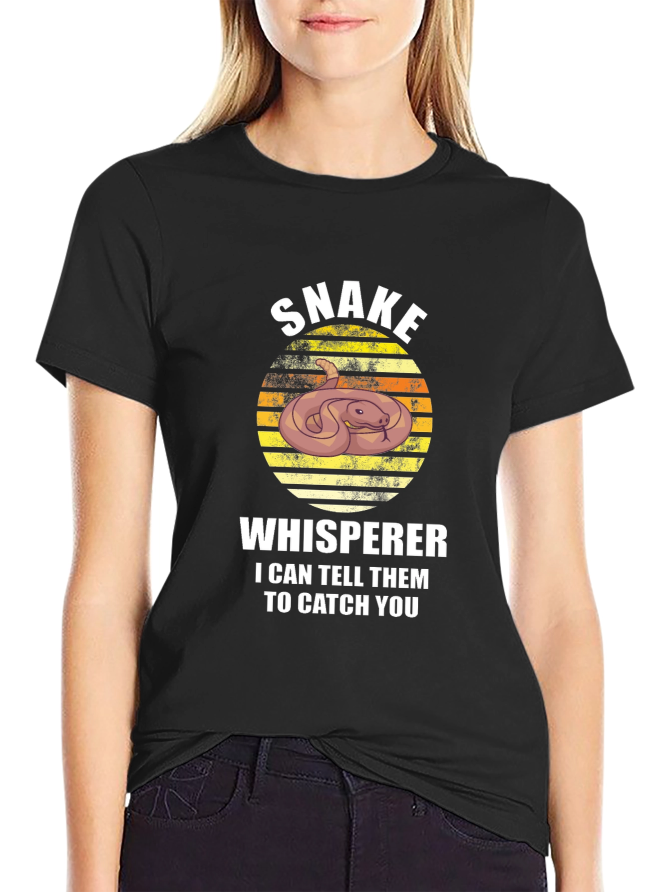 Snake Whisperer Graphic Tee - Funny Animal Lover Shirt