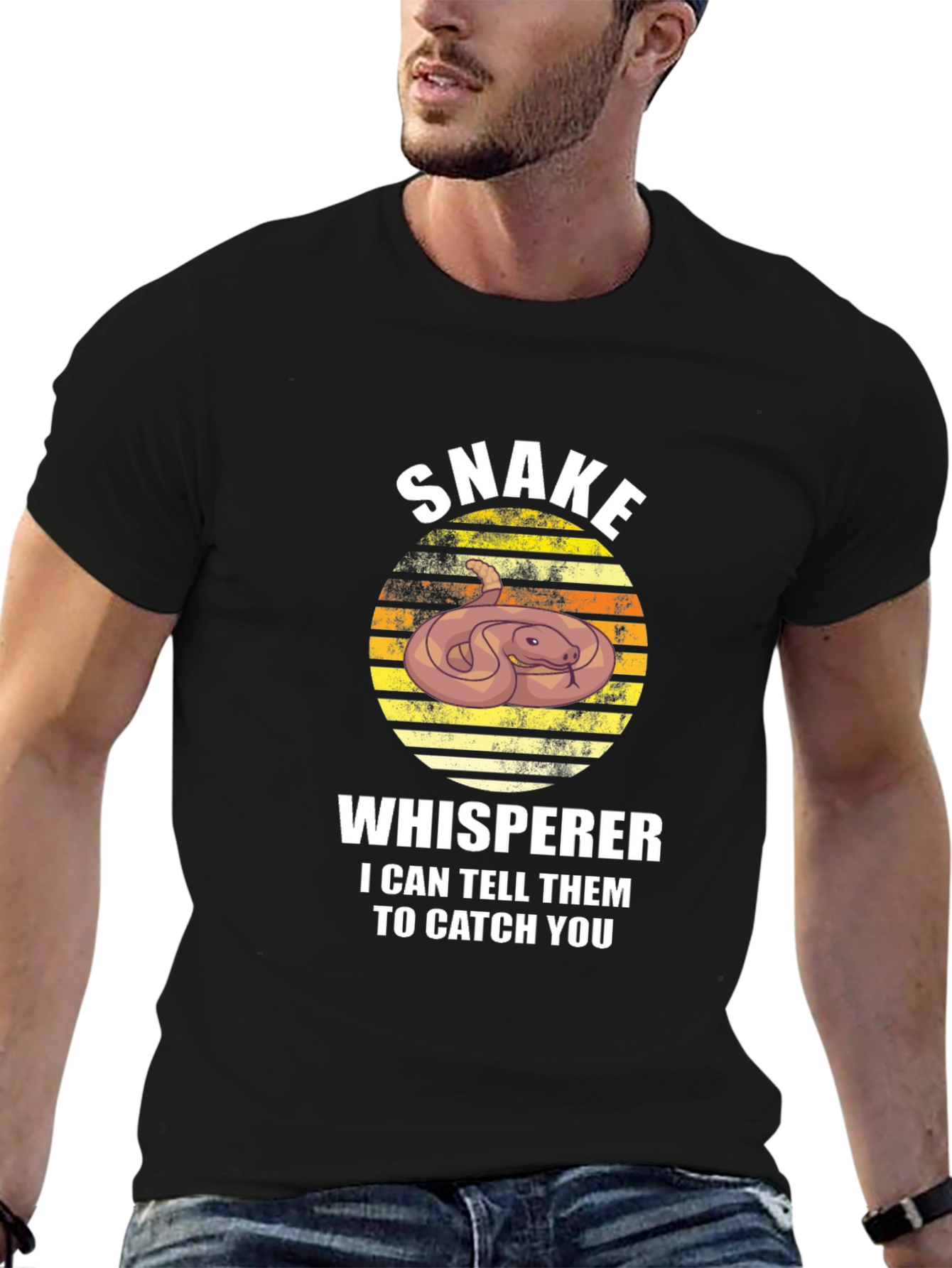Snake Whisperer Graphic Tee - Funny Animal Lover Shirt