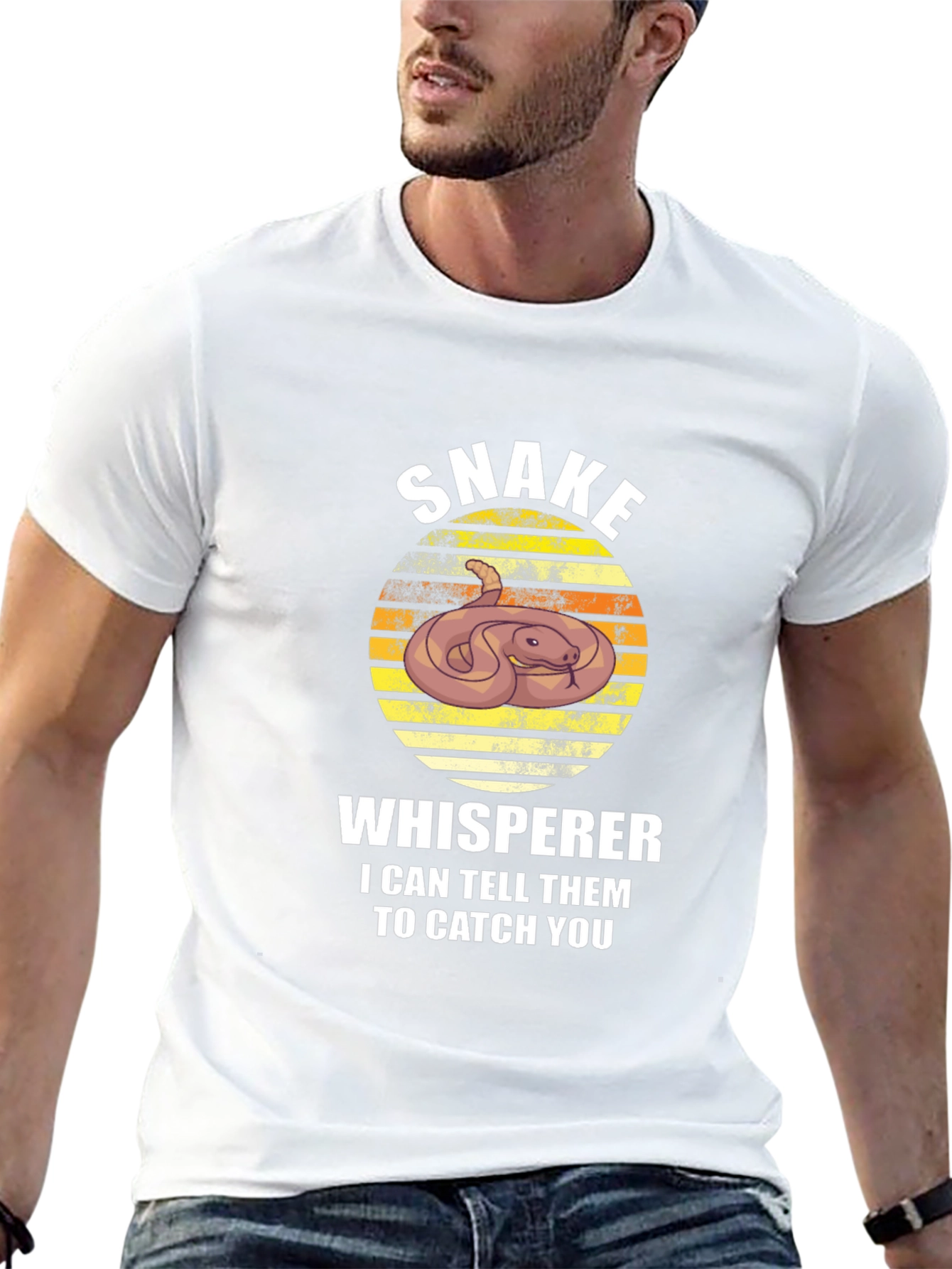 Snake Whisperer Graphic Tee - Funny Animal Lover Shirt