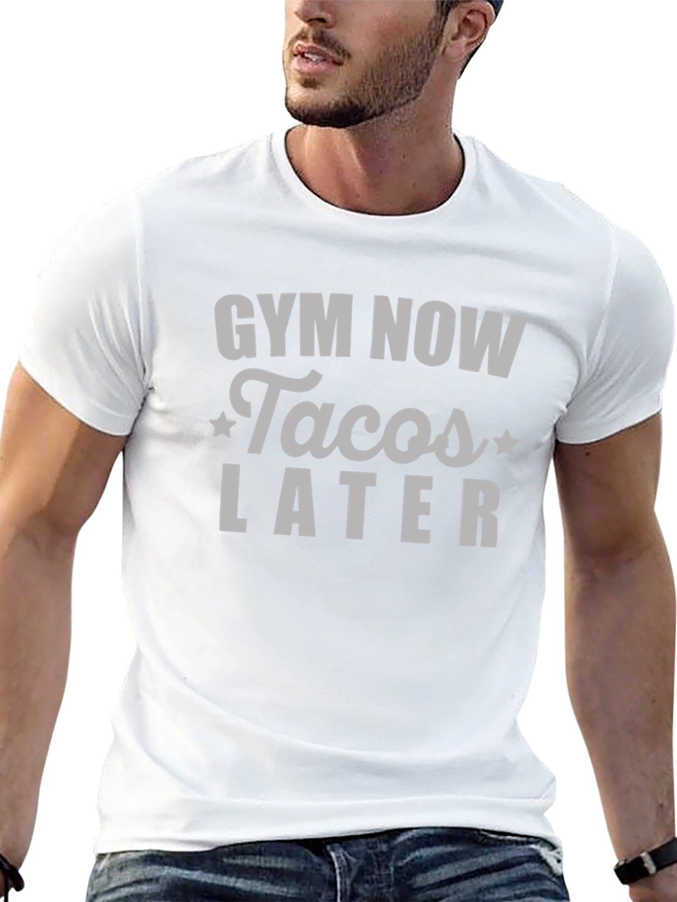 Gym Now Tacos Later Graphic Tee