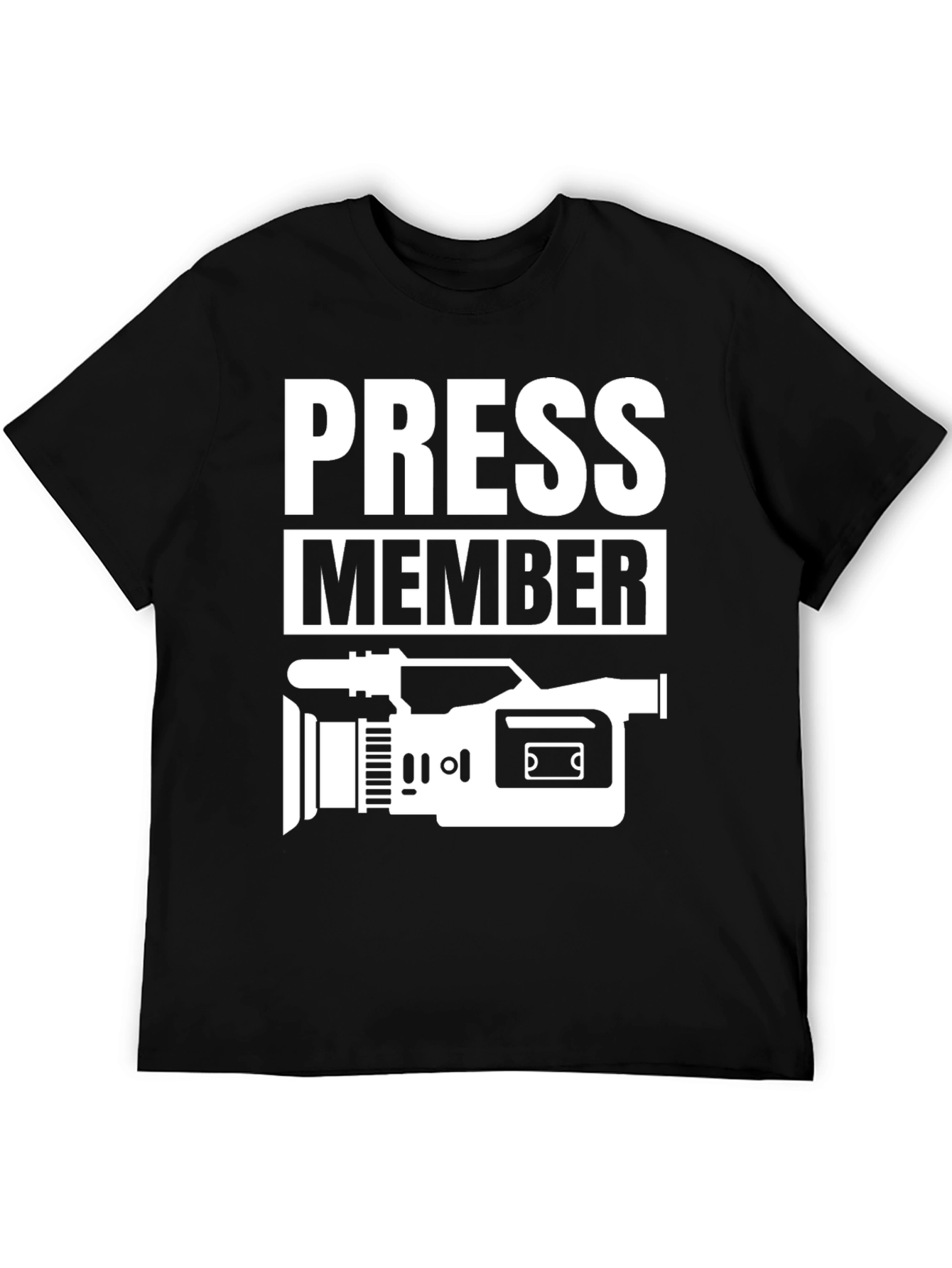 Press Member T-Shirt - Camcorder Design
