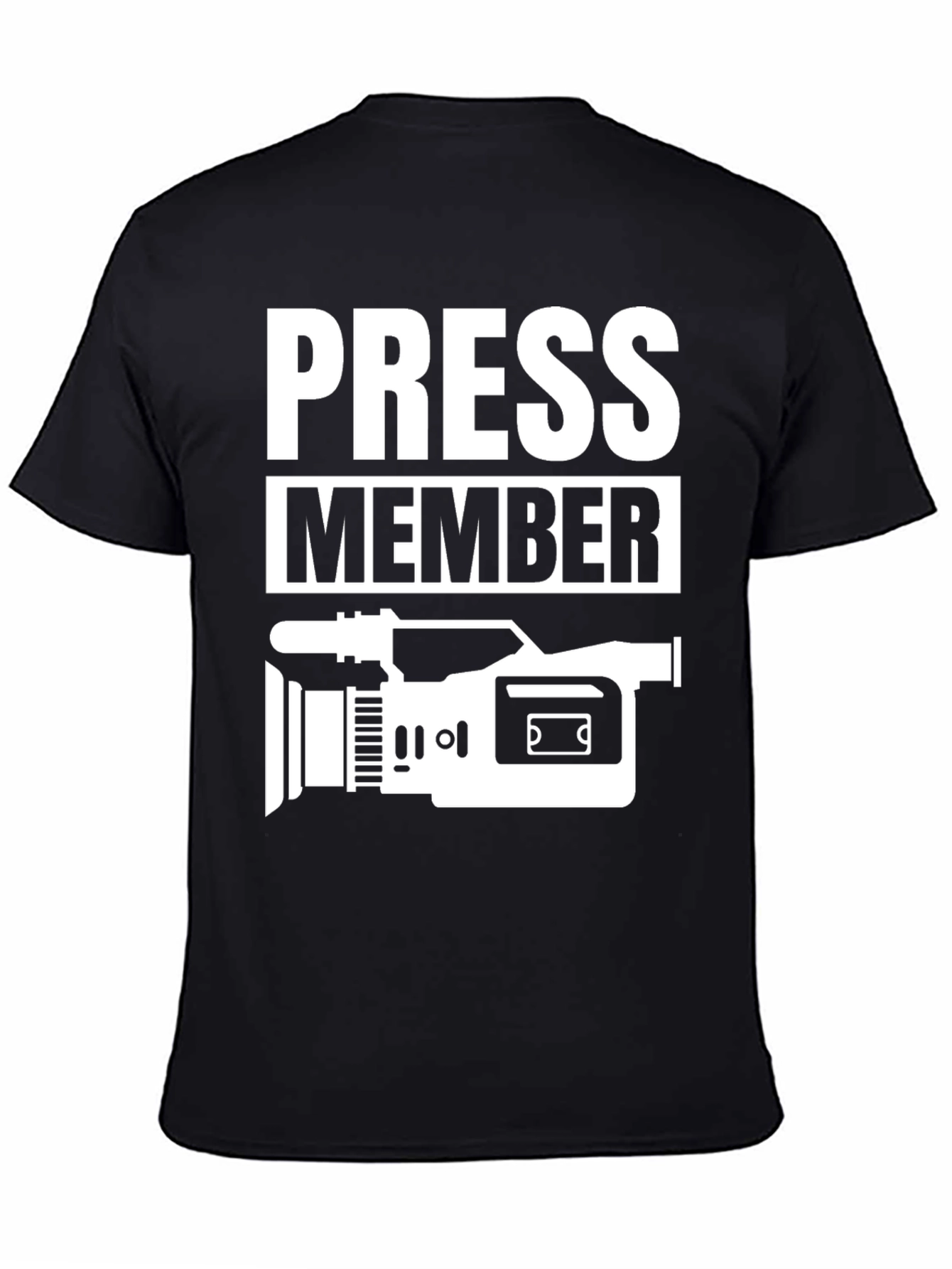 Press Member T-Shirt - Camcorder Design