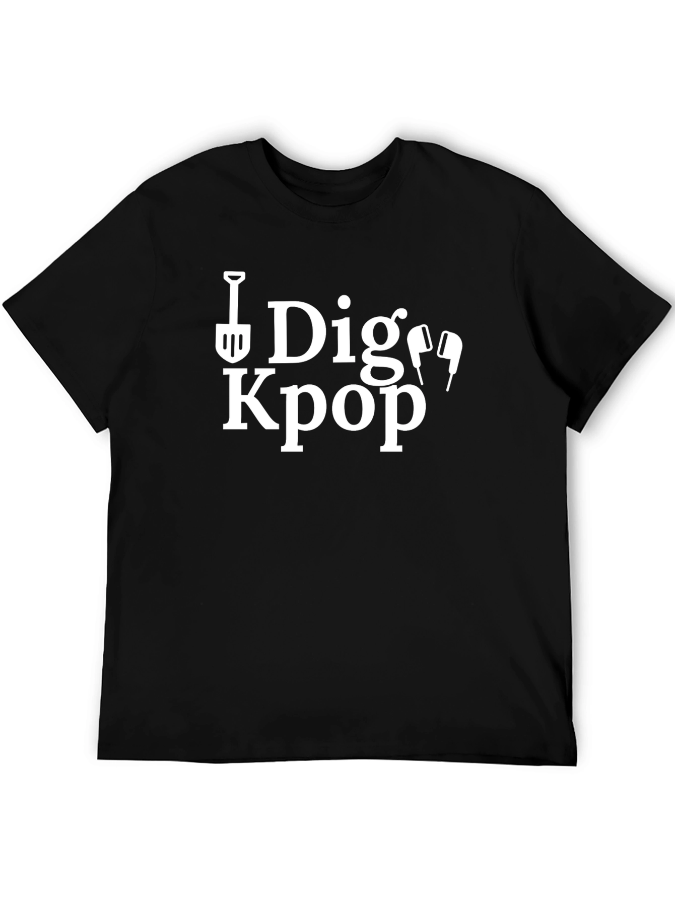 Dig Kpop Graphic Tee - Novelty Music Lover T-Shirt