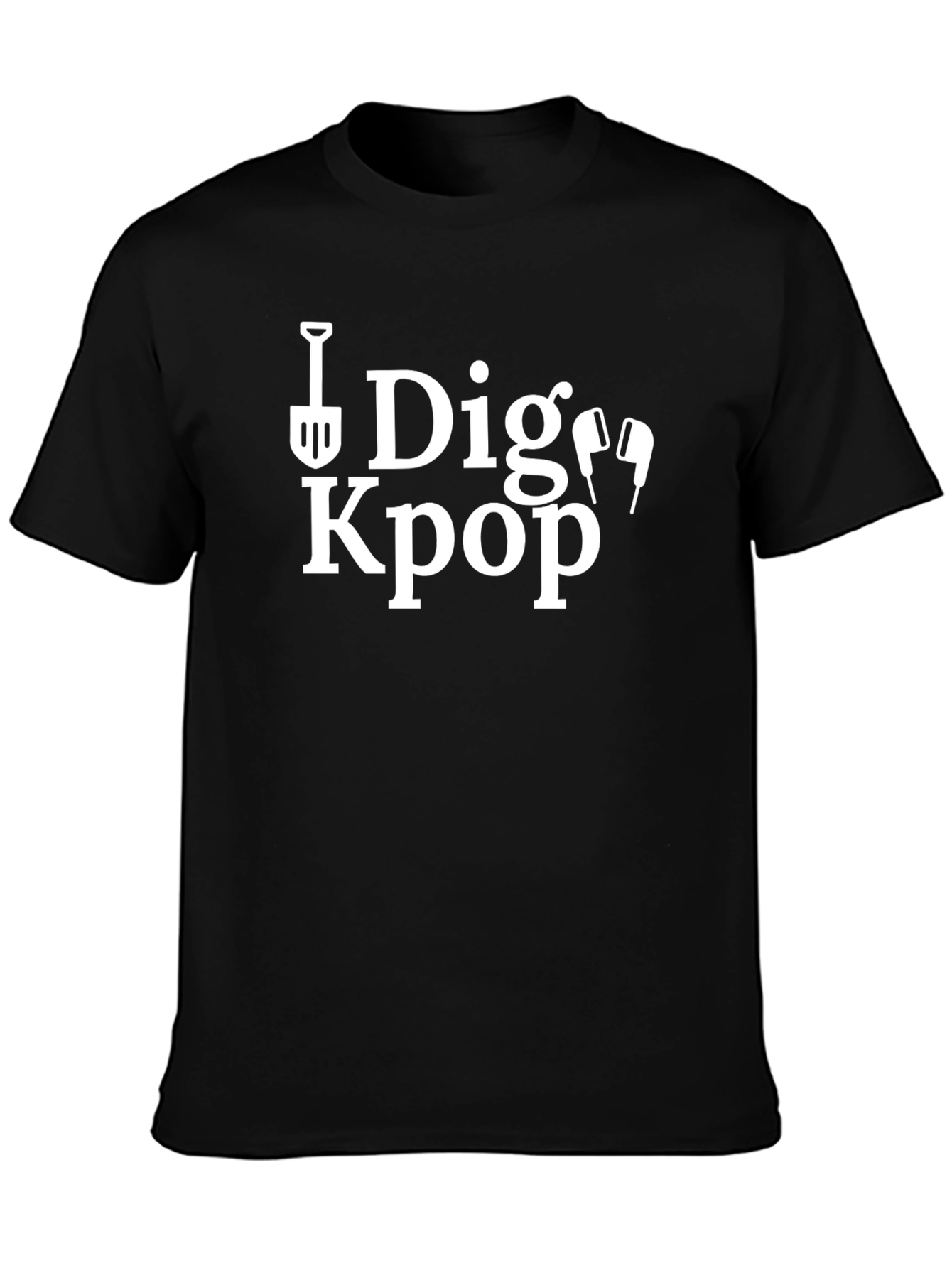 Dig Kpop Graphic Tee - Novelty Music Lover T-Shirt
