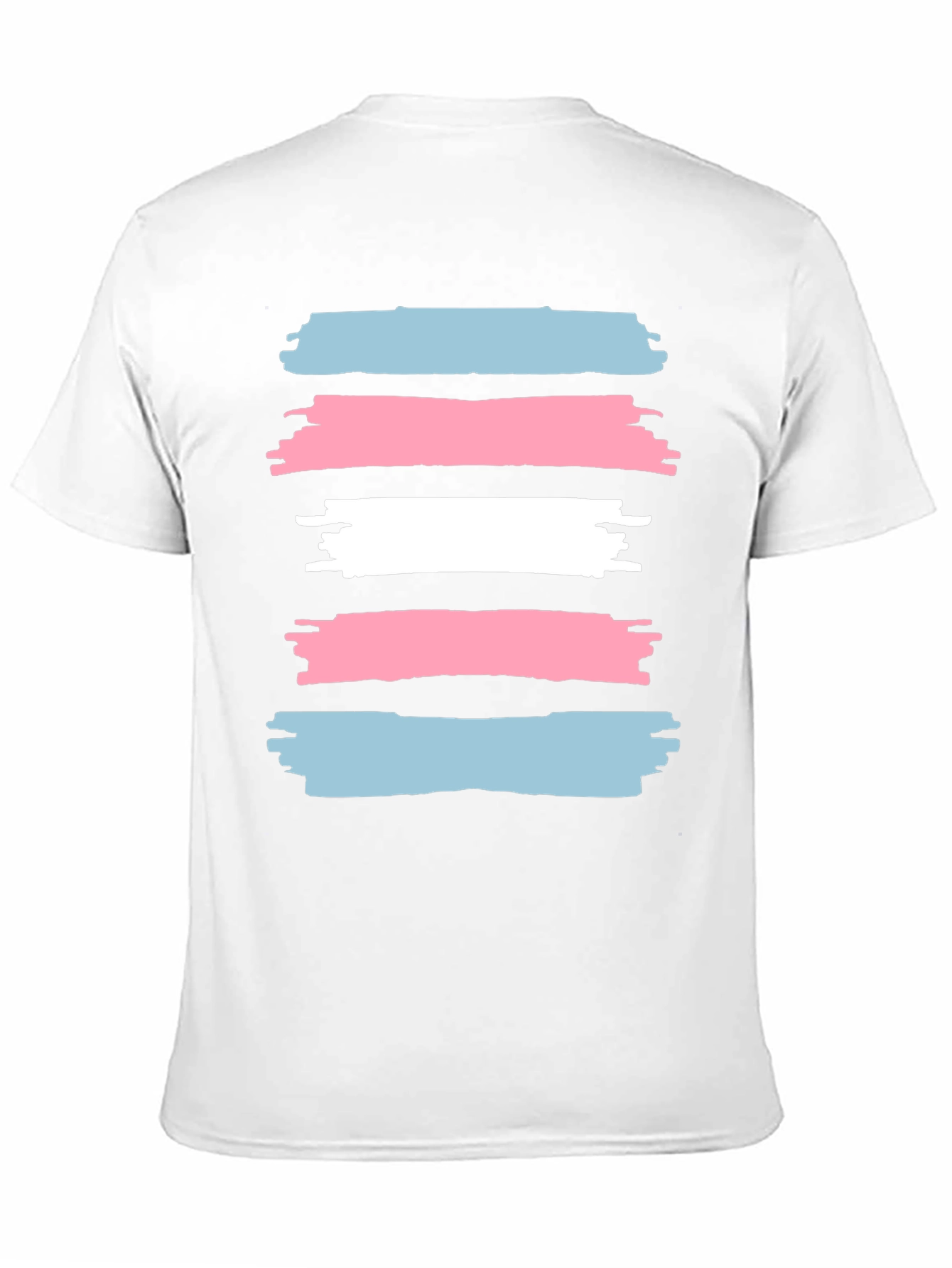 Transgender Pride Brush Stroke Graphic Tee